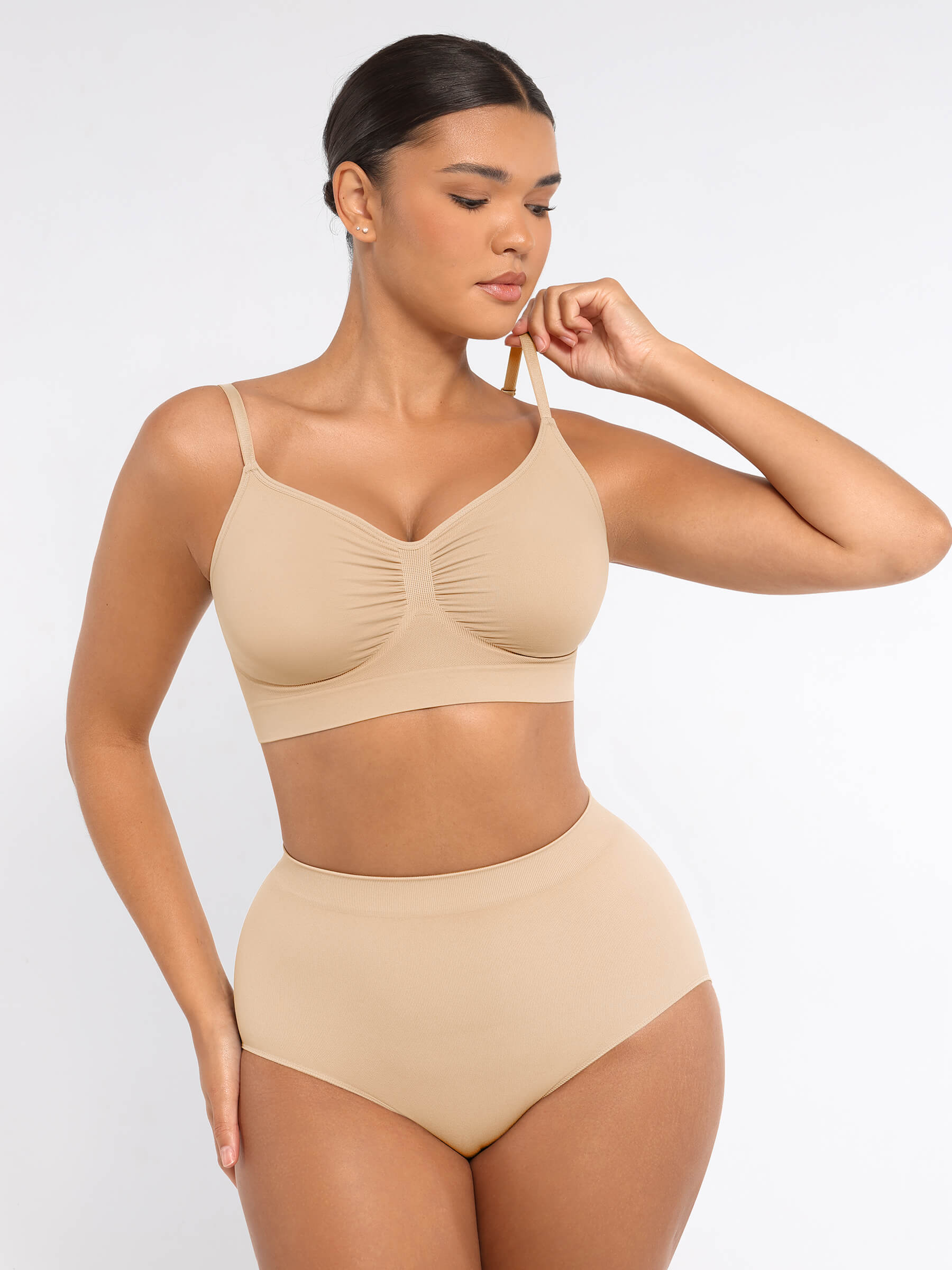 Feelingirl 3-Pack Seamless Smooth Wireless Bra Bundle - Image 48