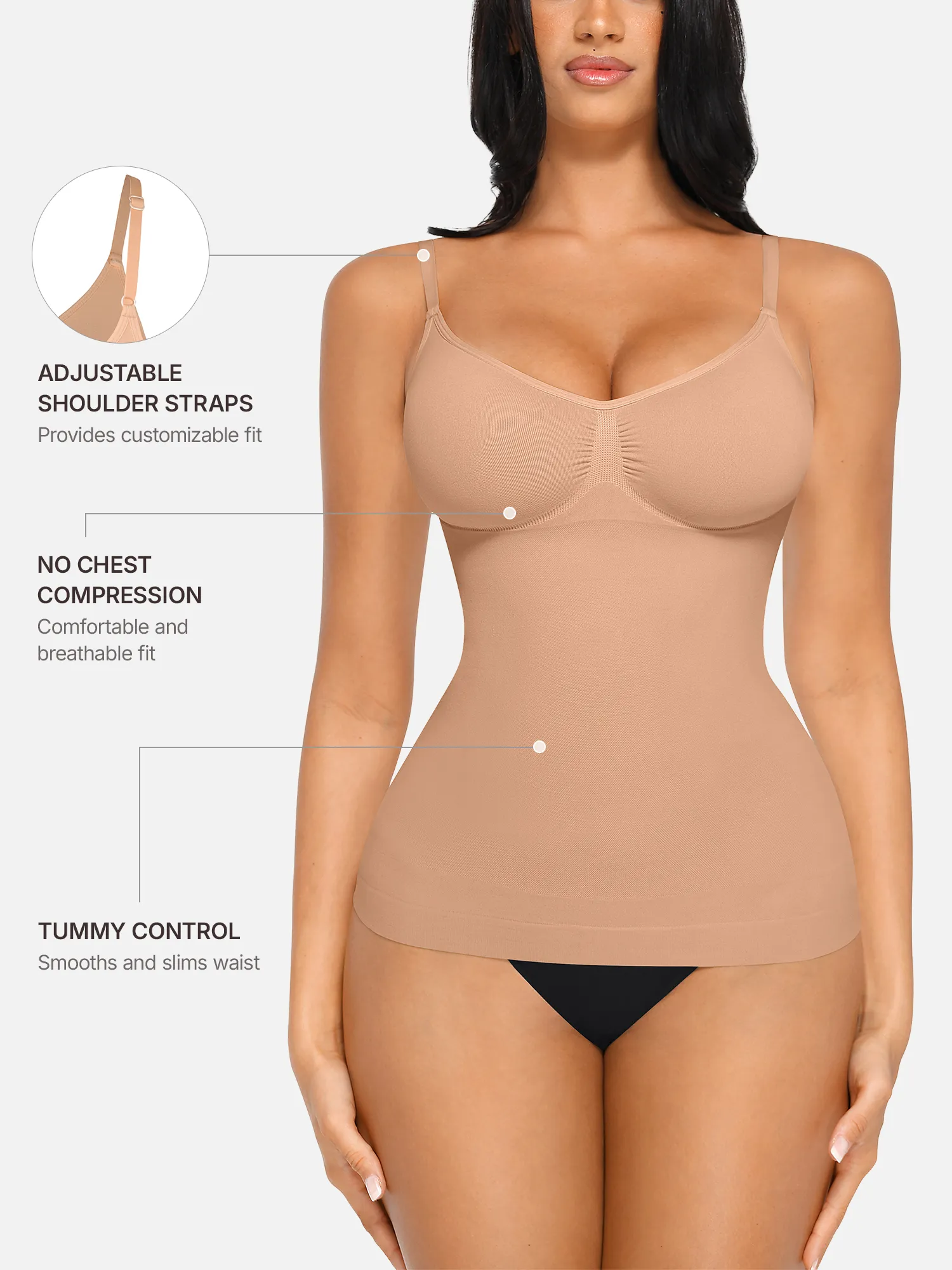 Feelingirl All-Day Shaping Seamless Vest - Image 24