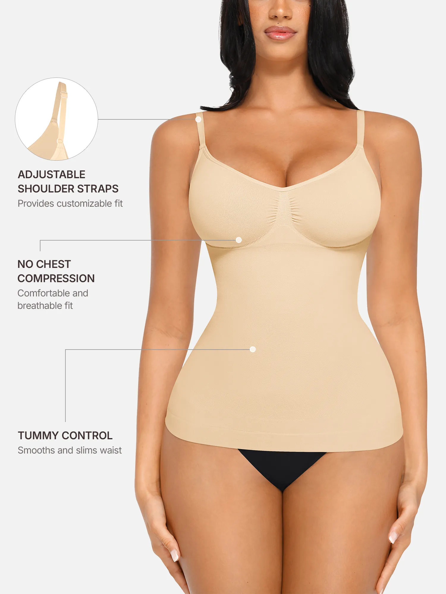 Feelingirl All-Day Shaping Seamless Vest - Image 45