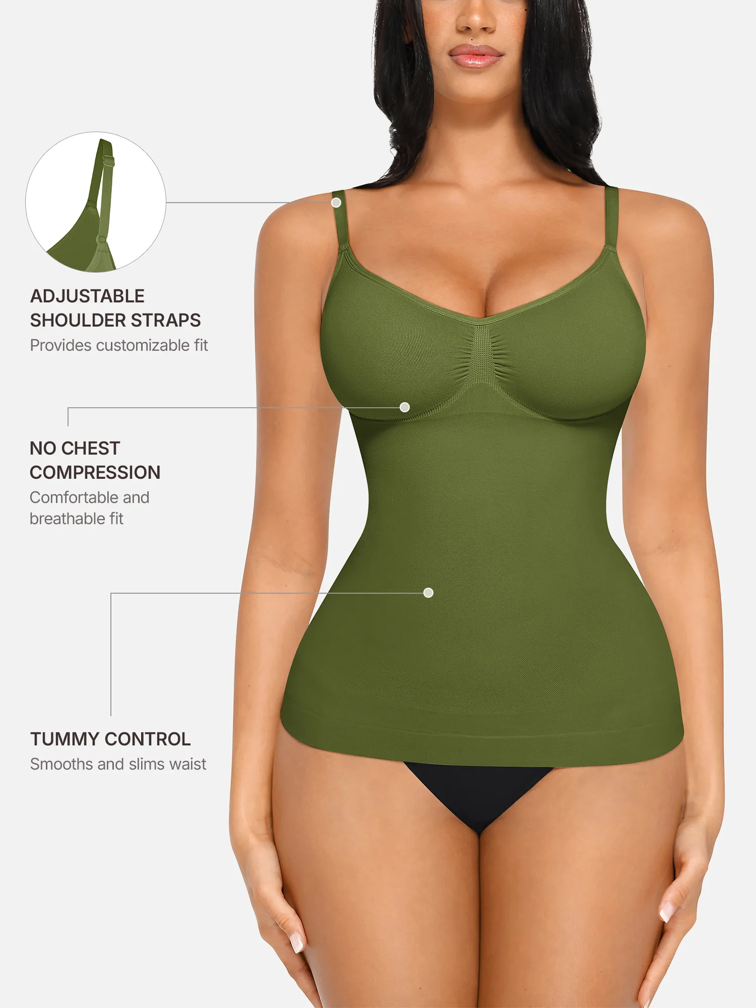 Feelingirl All-Day Shaping Seamless Vest - Image 66
