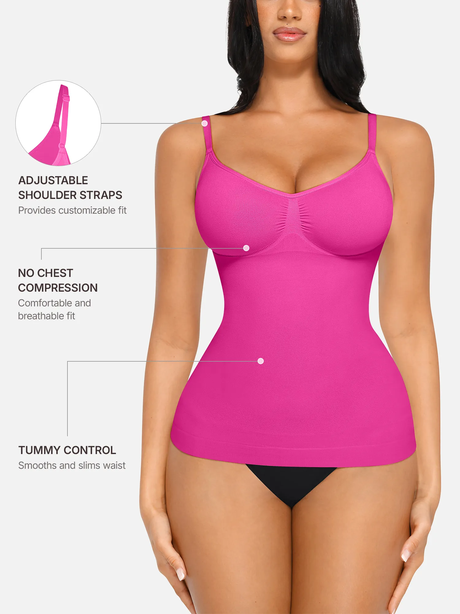 Feelingirl All-Day Shaping Seamless Vest - Image 88