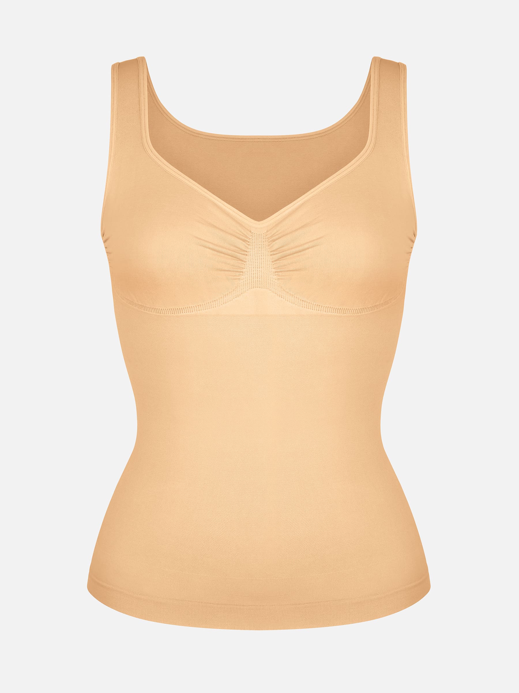 Feelingirl Bust Support Waist and Abdomen Control Shape Wide Straps Tank Top - Image 23
