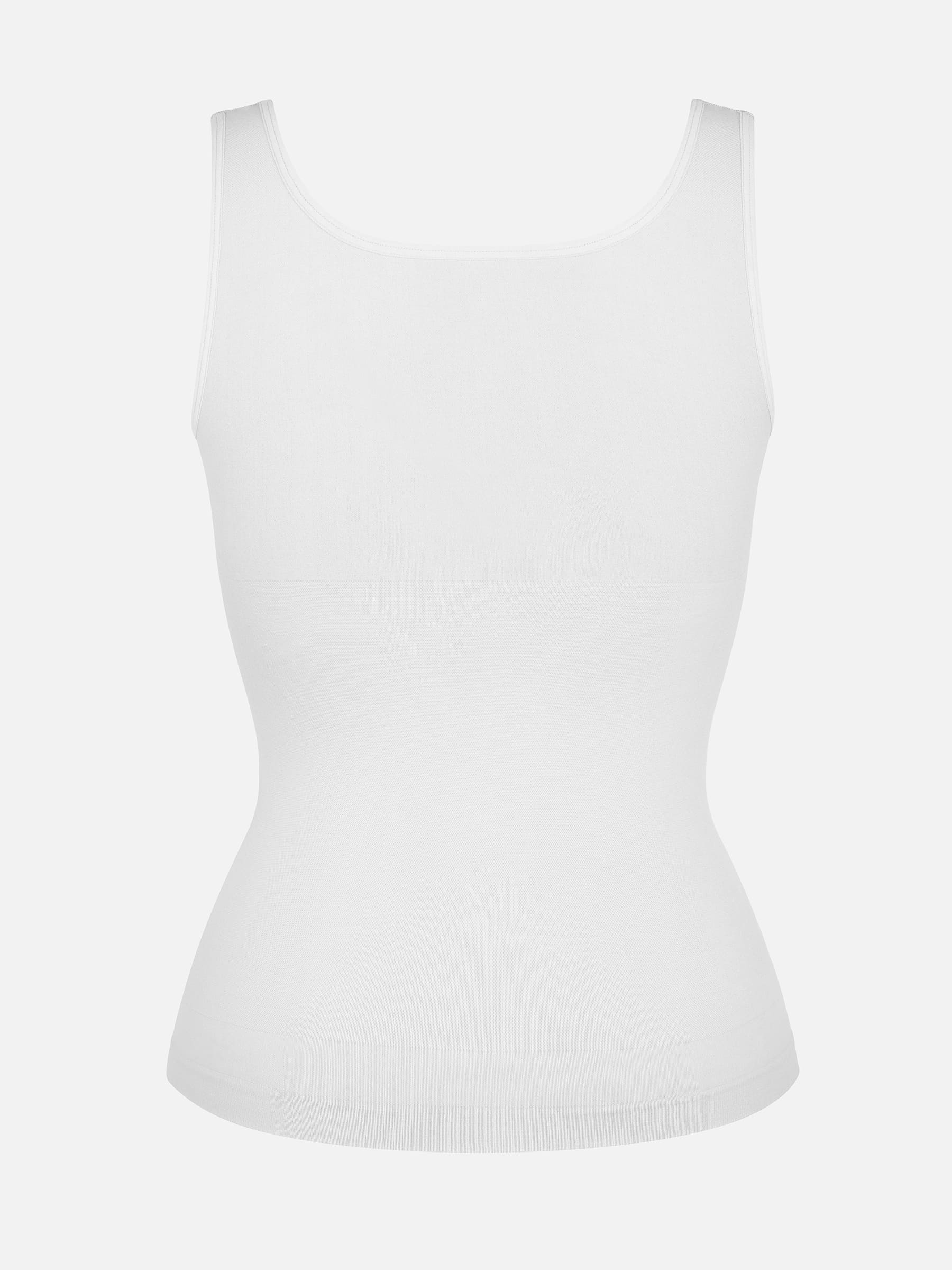 Feelingirl Bust Support Waist and Abdomen Control Shape Wide Straps Tank Top - Image 31