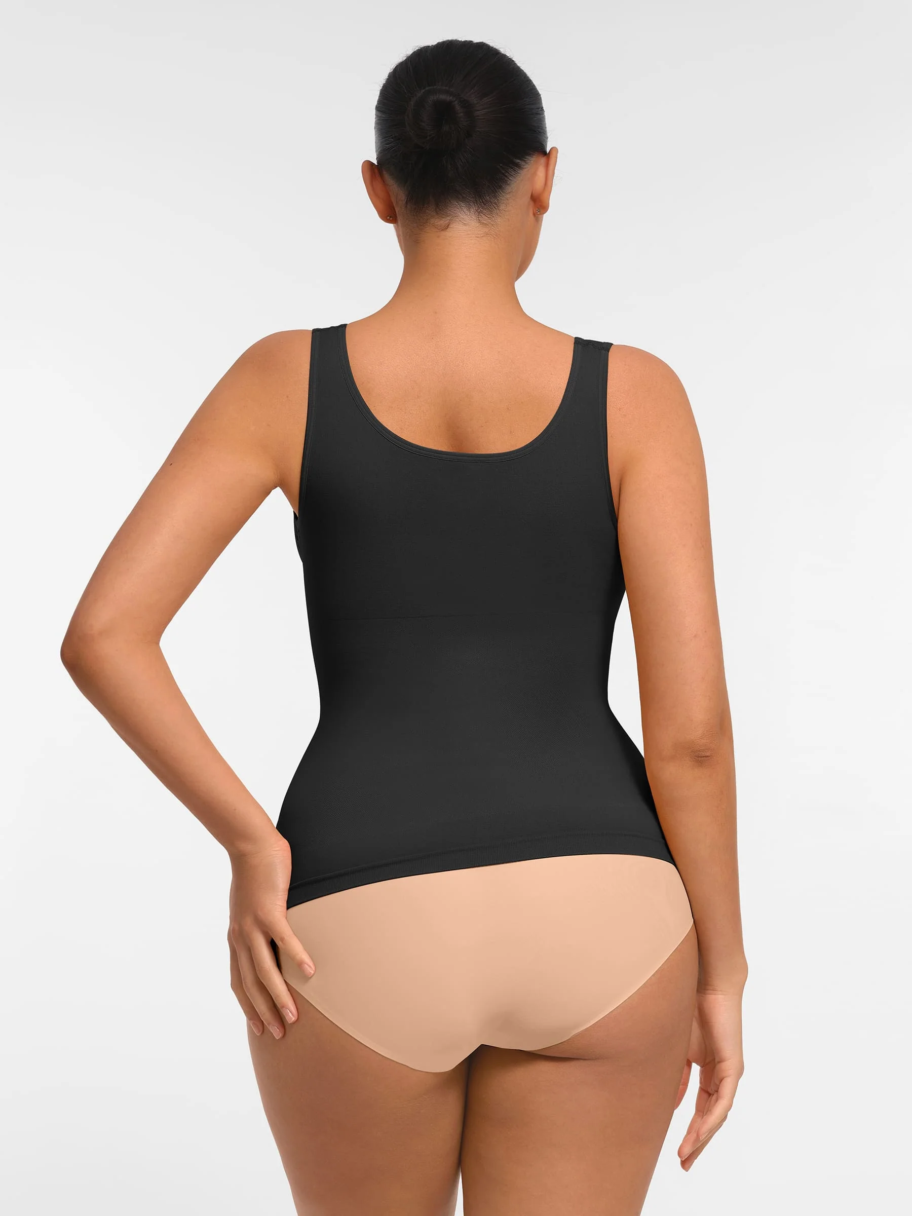 Feelingirl Bust Support Waist and Abdomen Control Shape Wide Straps Tank Top - Image 6