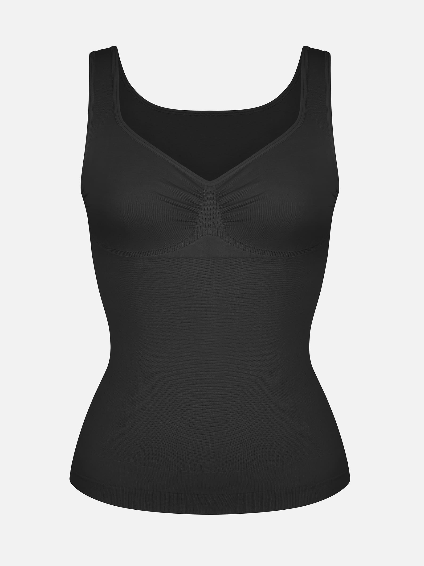 Feelingirl Bust Support Waist and Abdomen Control Shape Wide Straps Tank Top - Image 7