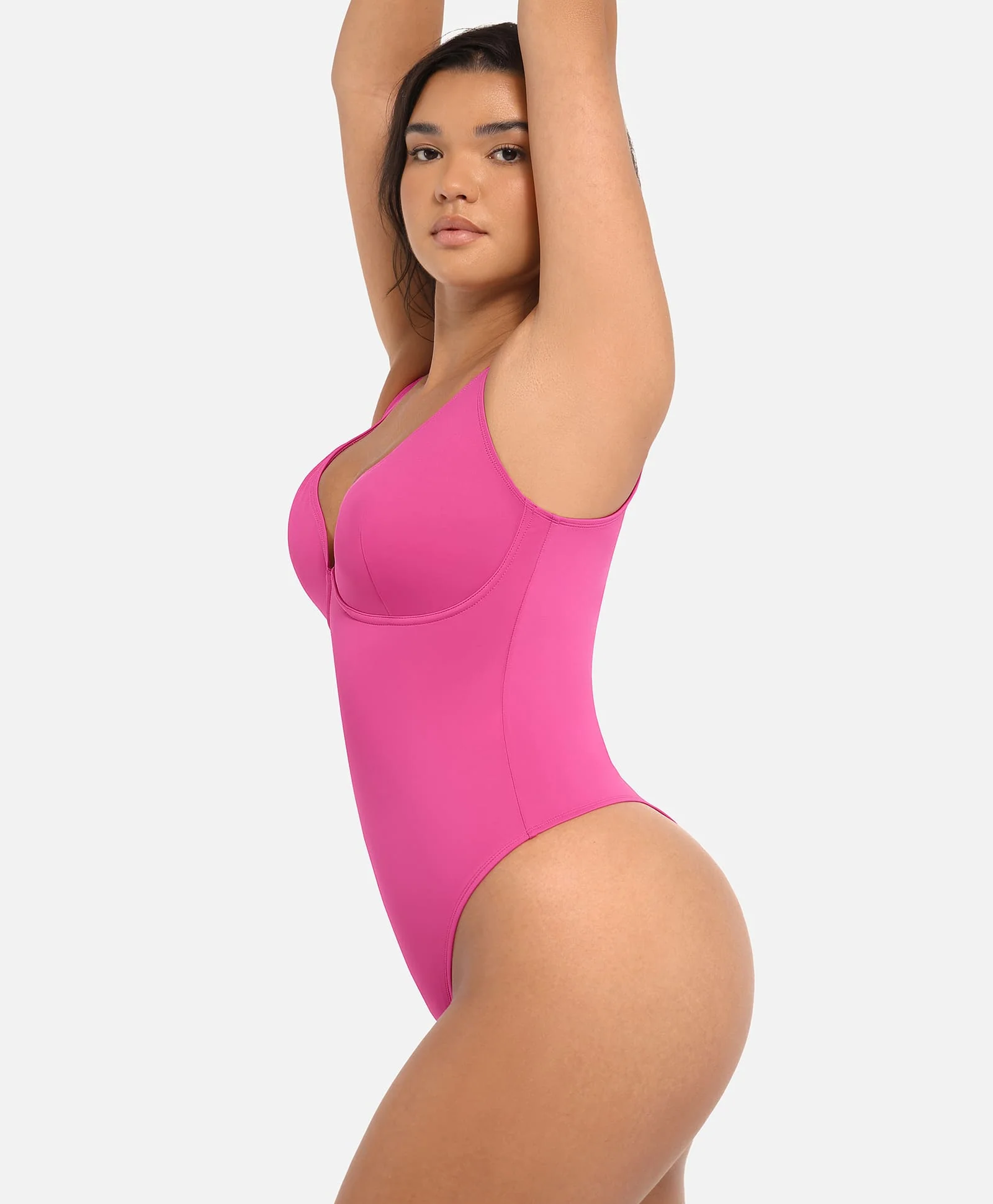 Feelingirl Deep V Neck Tummy Control Shapewear Bodysuit [BOGO] - Image 76