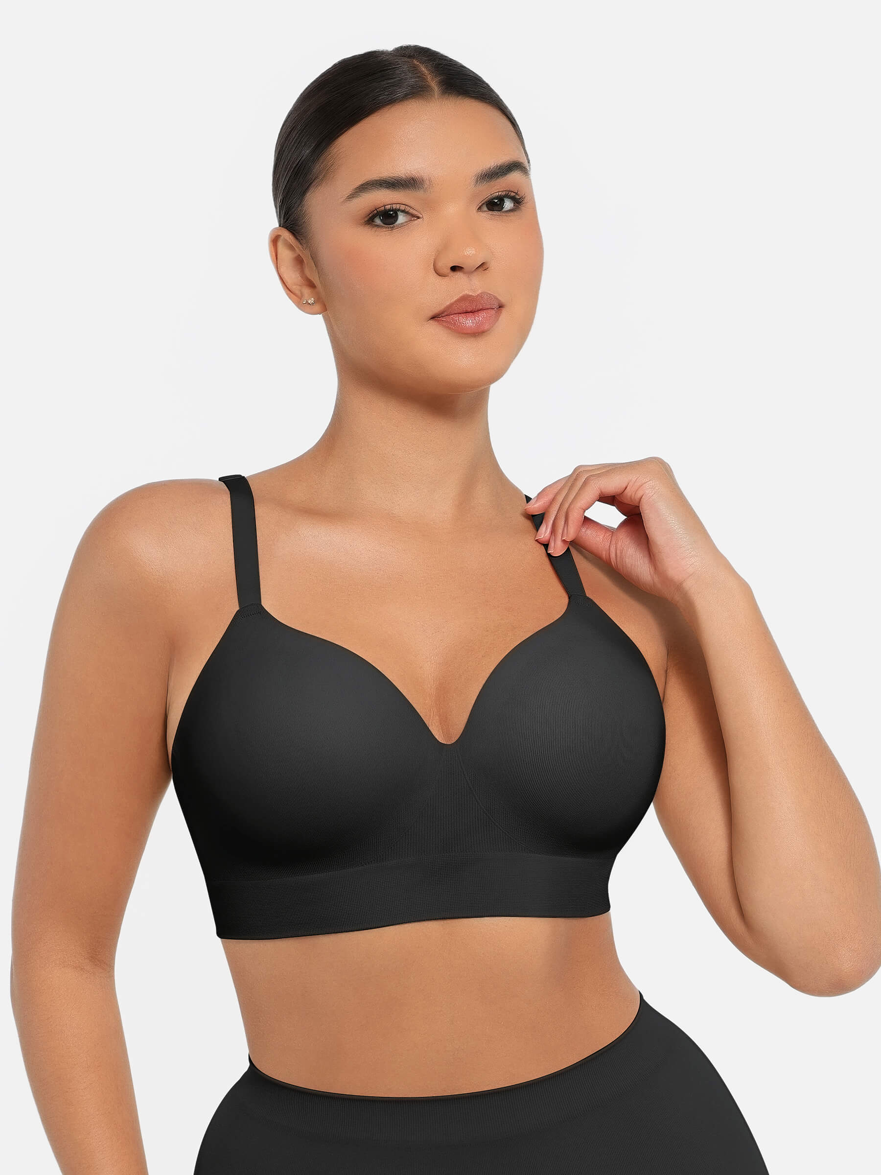 Feelingirl Full Coverage Push-Up Comfort Wireless Bra - Image 10