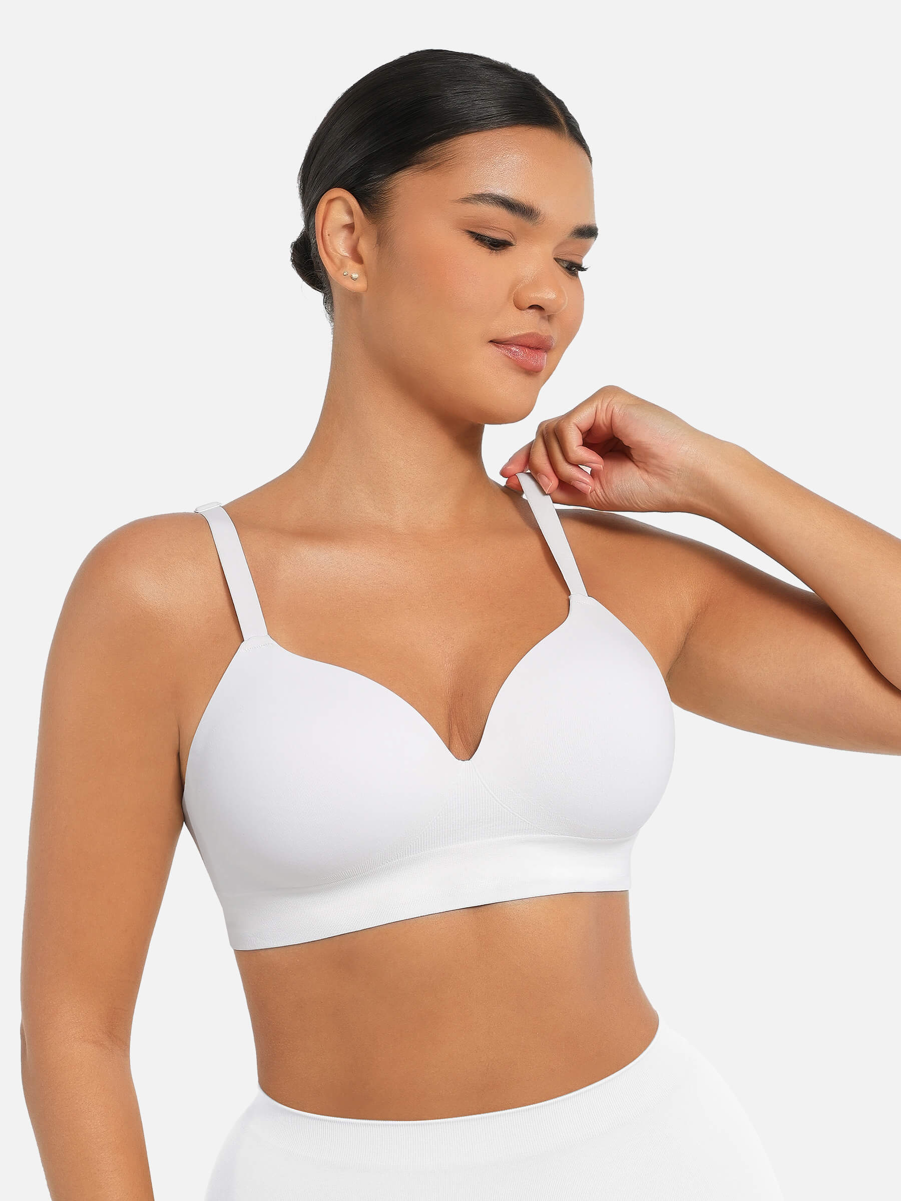 Feelingirl Full Coverage Push-Up Comfort Wireless Bra - Image 19
