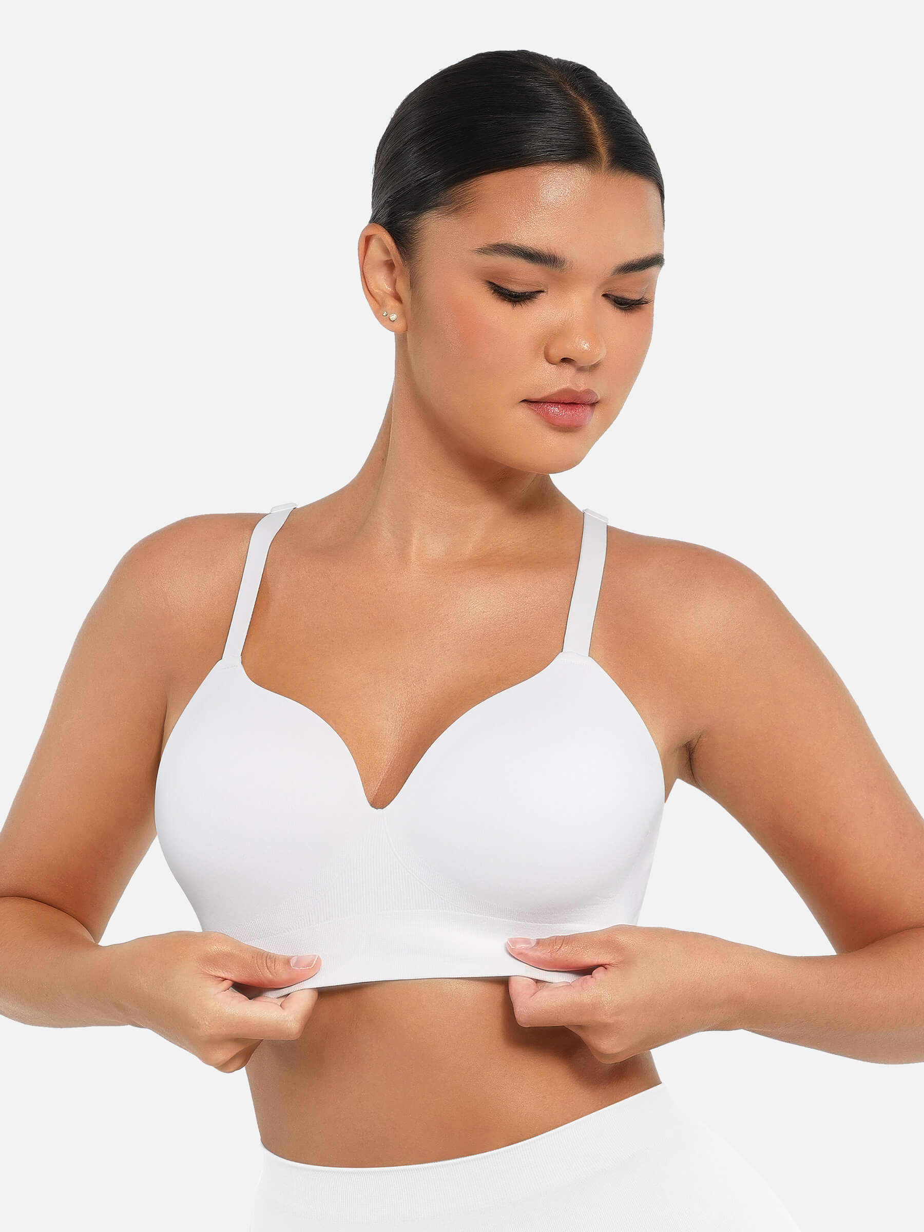 Feelingirl Full Coverage Push-Up Comfort Wireless Bra - Image 22