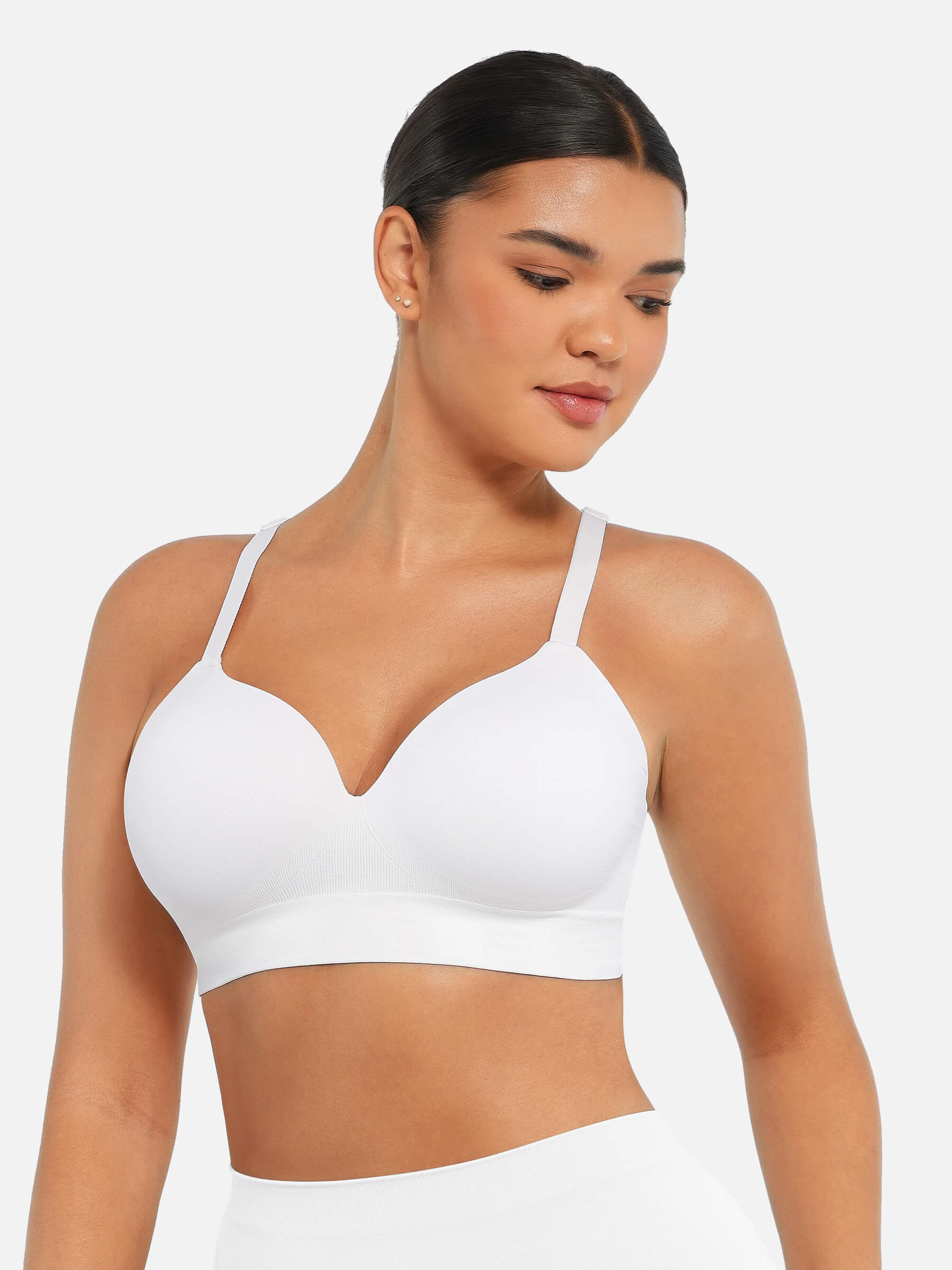 Feelingirl Full Coverage Push-Up Comfort Wireless Bra - Image 24