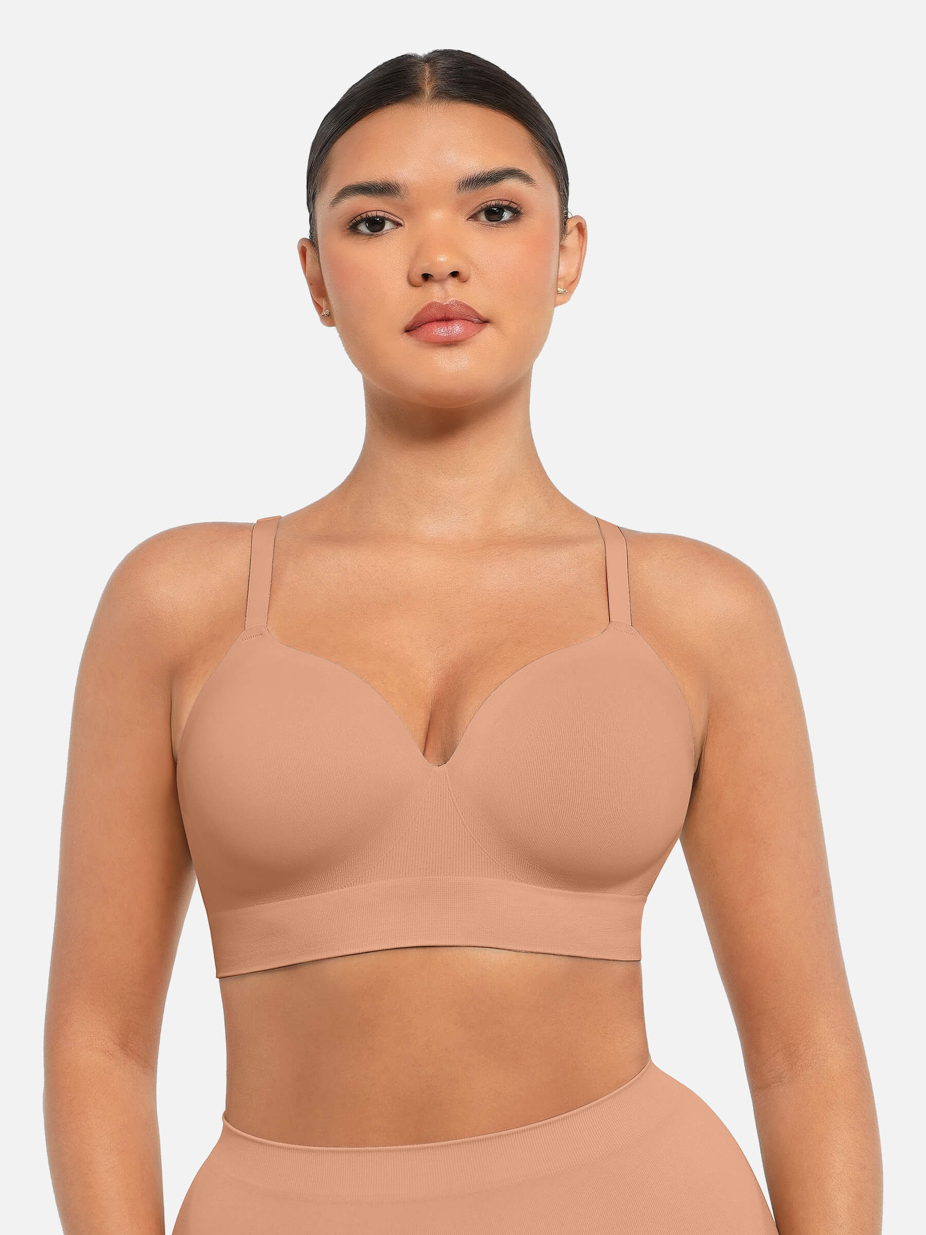 Feelingirl Full Coverage Push-Up Comfort Wireless Bra - Image 4
