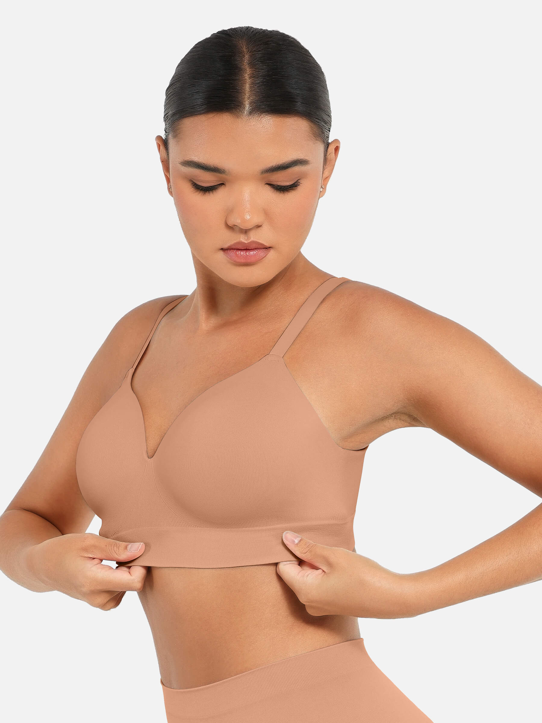 Feelingirl Full Coverage Push-Up Comfort Wireless Bra - Image 5