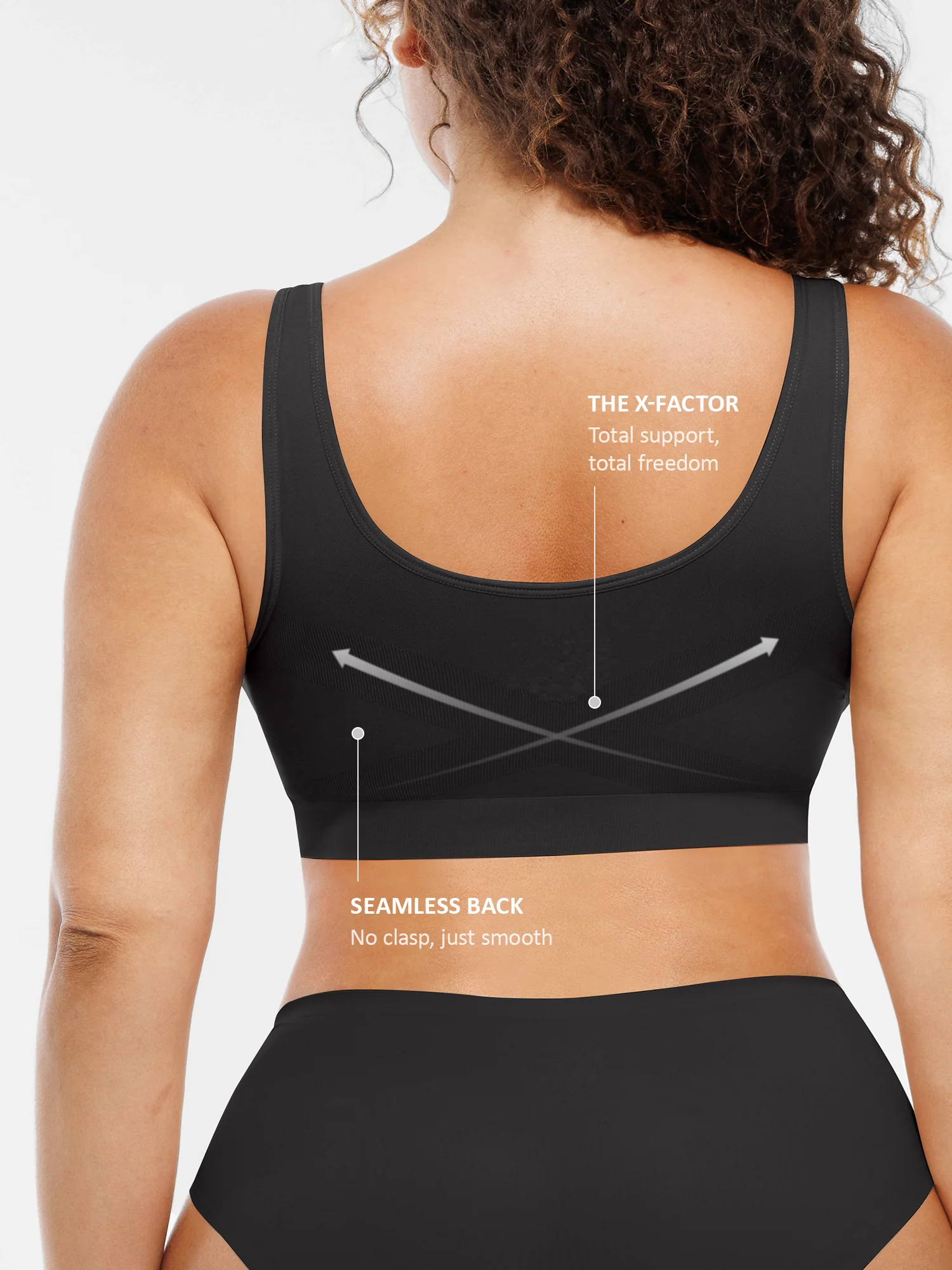 Feelingirl No Underwire Wide Straps Everyday Bra - Image 22