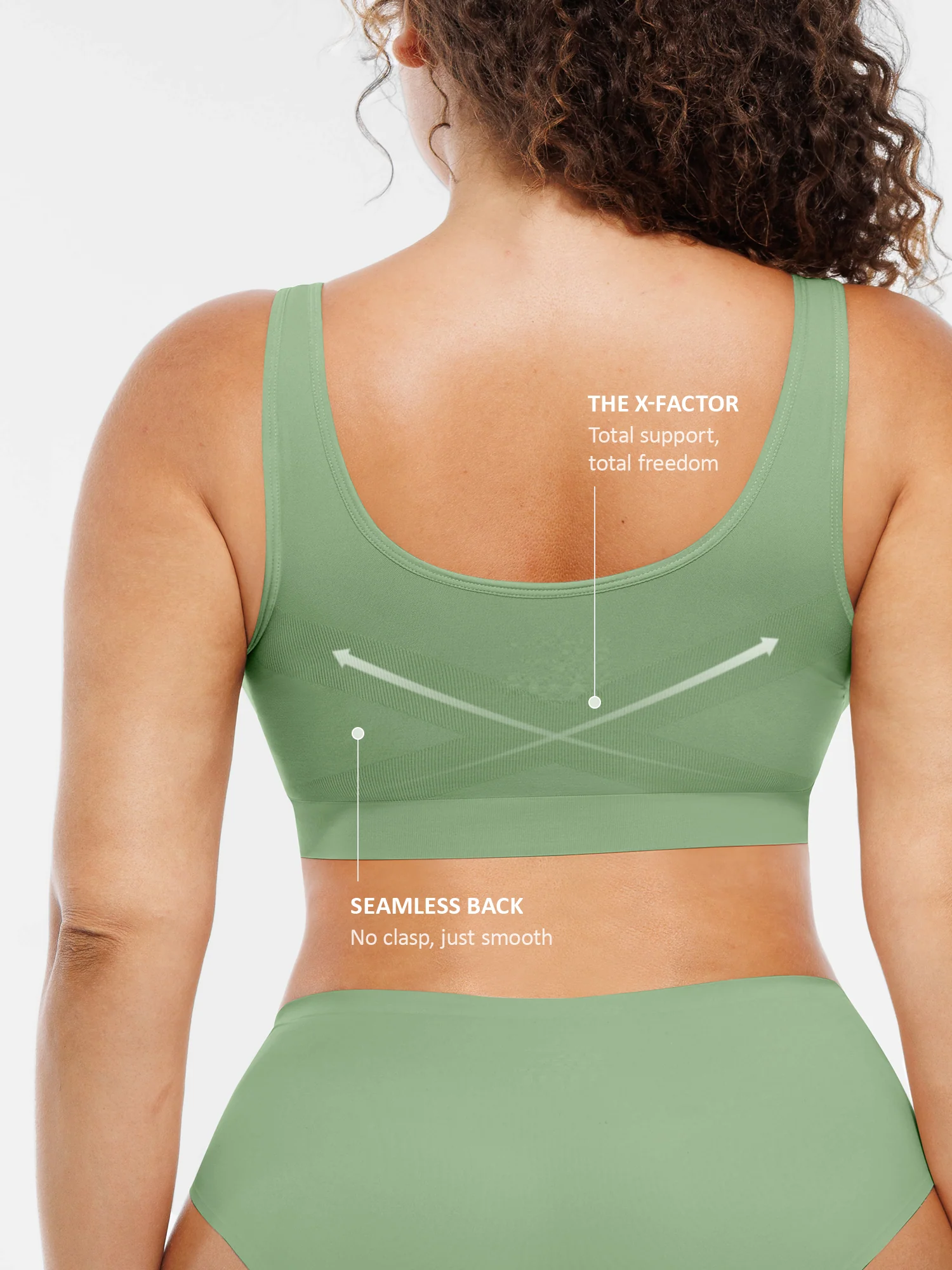 Feelingirl No Underwire Wide Straps Everyday Bra - Image 72