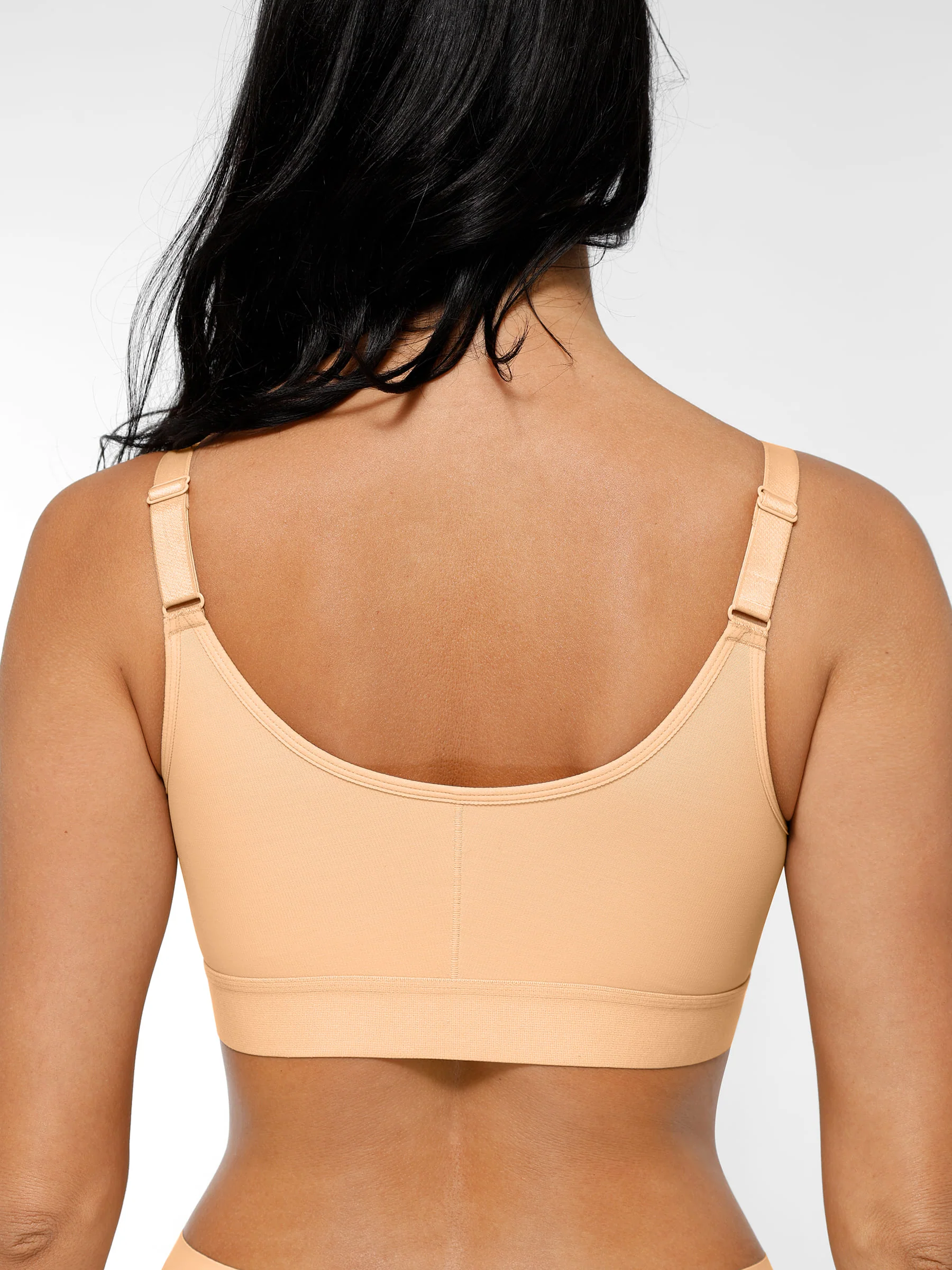 Feelingirl Post Surgery Full Coverage Compression Surgical Front Closure Mastectomy Bra - Image 18