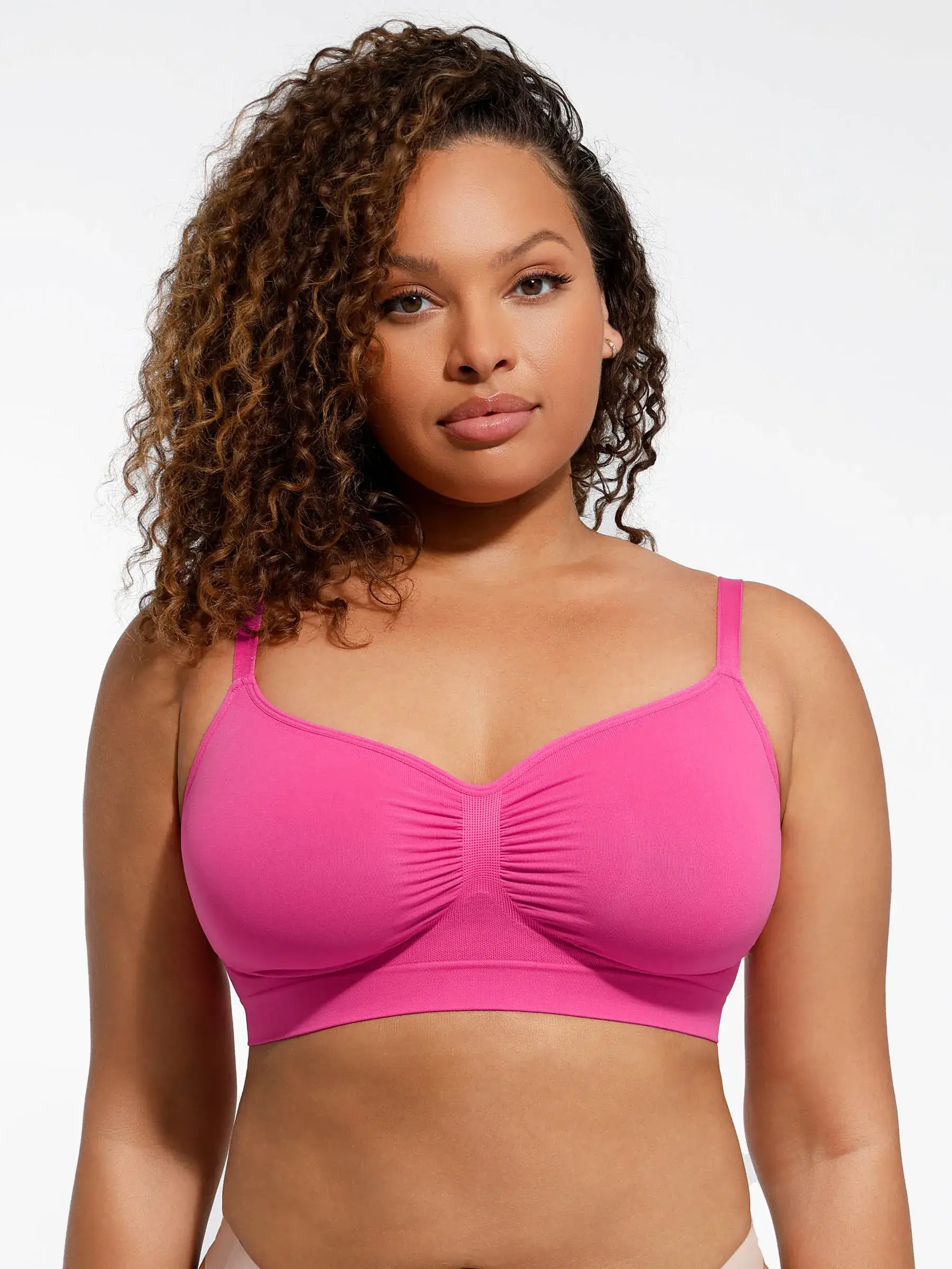 Feelingirl Seamless Everyday Bra with Built-In Soft Padding - Image 68