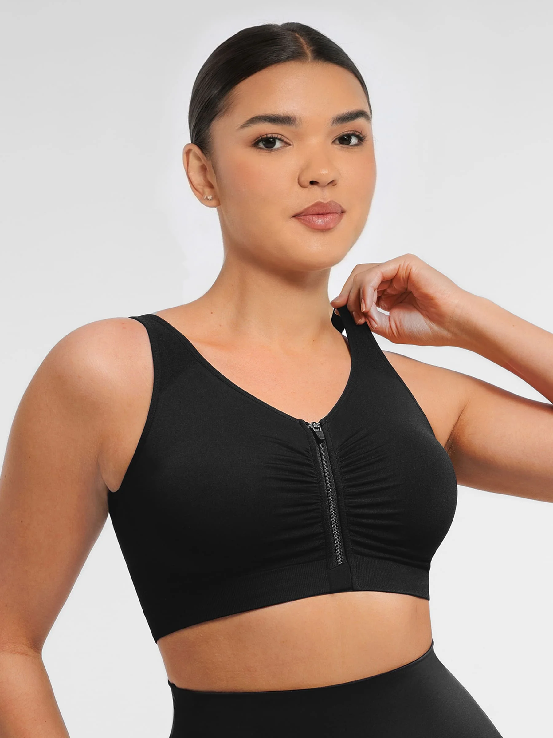 Feelingirl Seamless Front-Opening Zipper Bra - Image 4