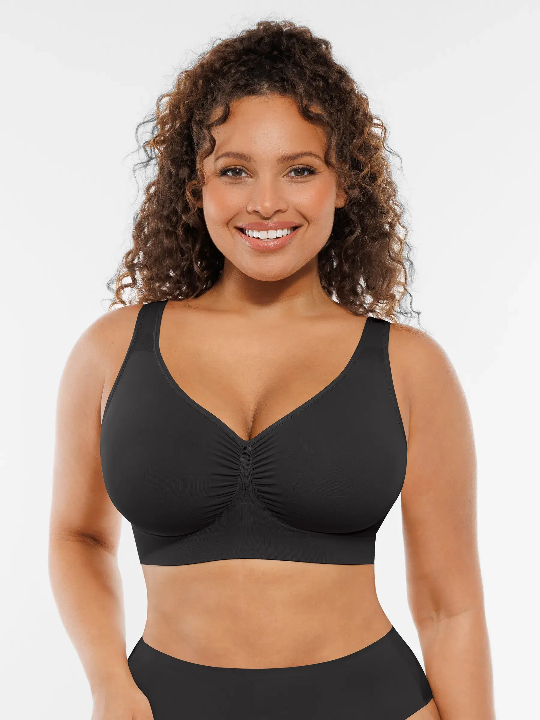 Feelingirl Seamless No Underwire Full Coverage Bra - Image 14
