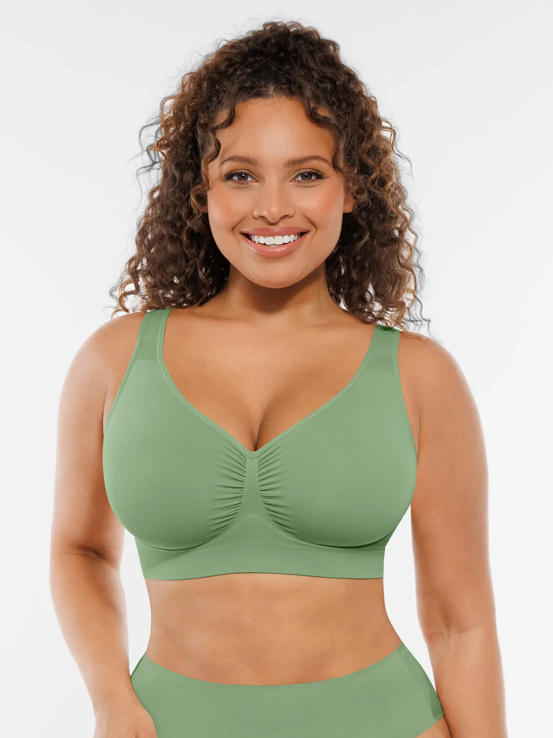 Feelingirl Seamless No Underwire Full Coverage Bra - Image 31