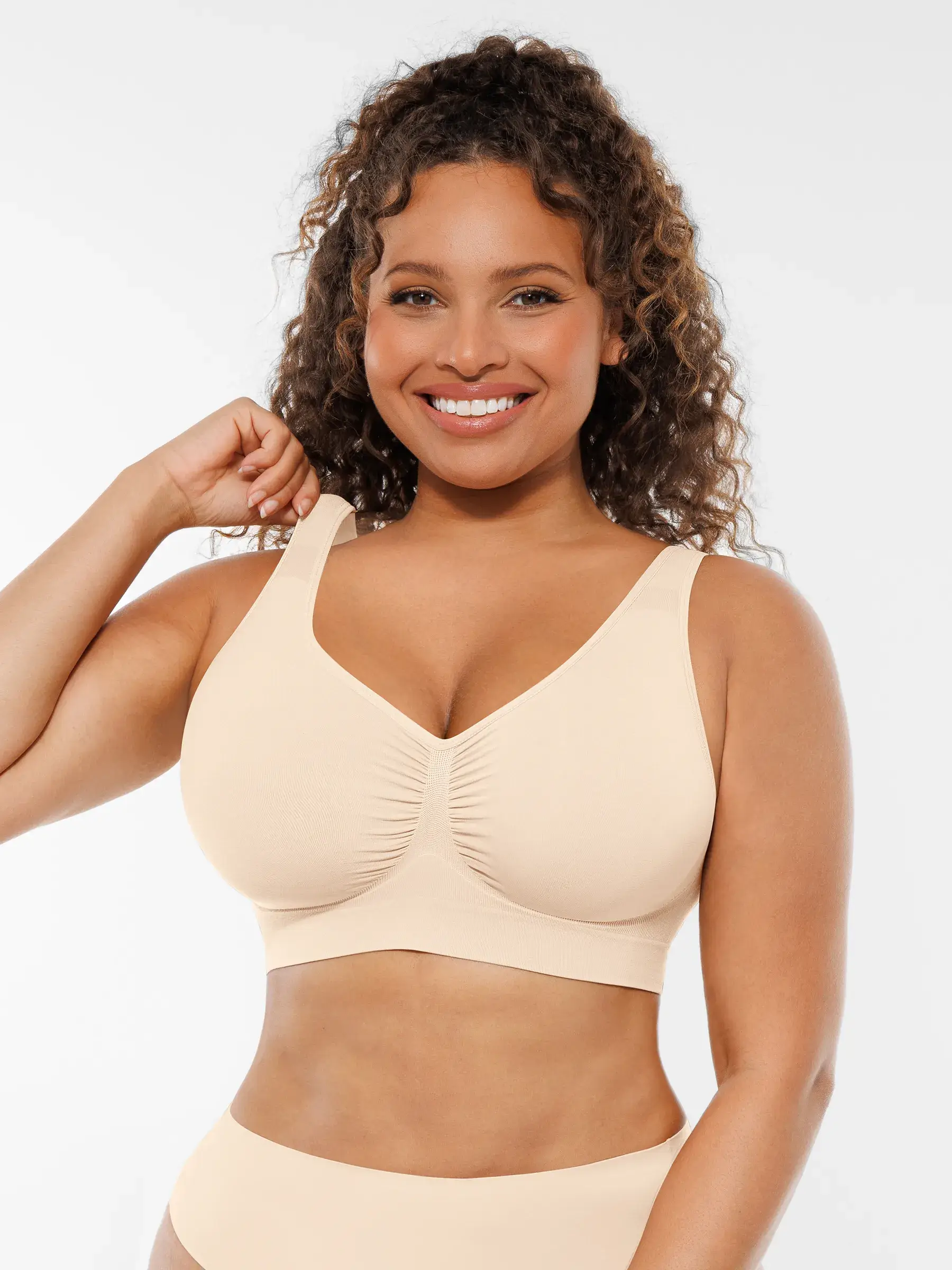 Feelingirl Seamless No Underwire Full Coverage Bra - Image 7