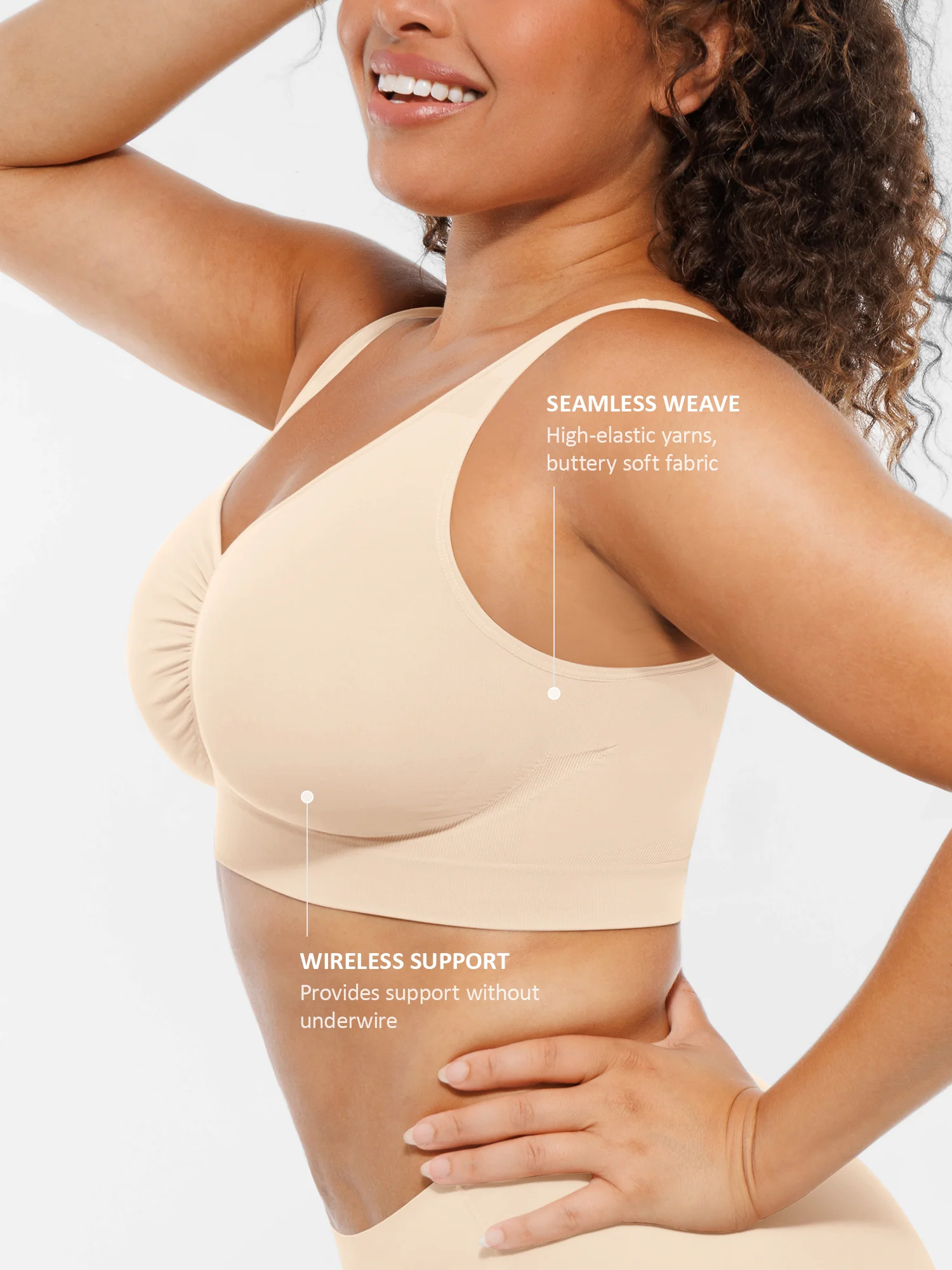 Feelingirl Seamless No Underwire Full Coverage Bra - Image 8
