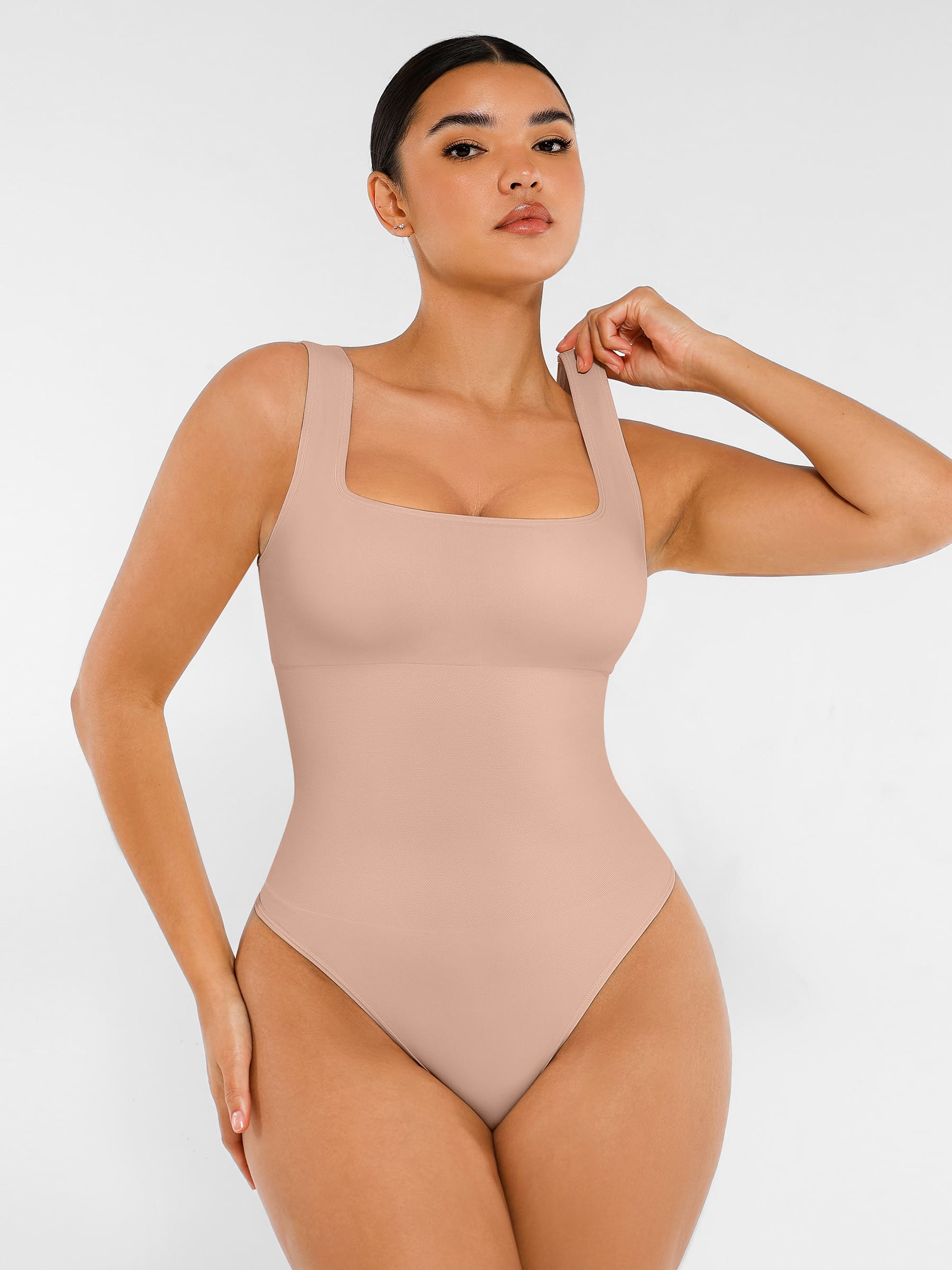 Feelingirl Seamless Shapewear Thong Bodysuit - Image 26