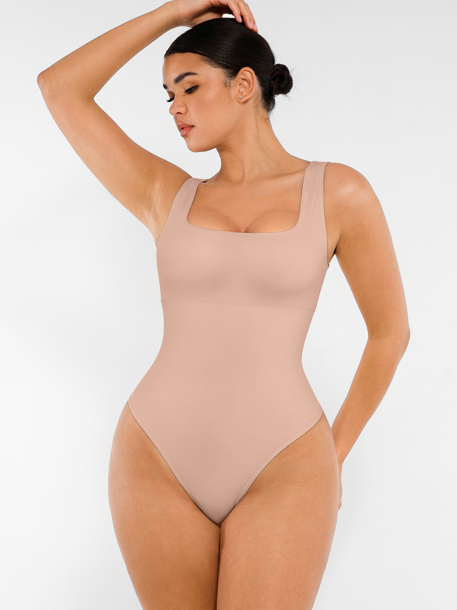 Feelingirl Seamless Shapewear Thong Bodysuit - Image 29