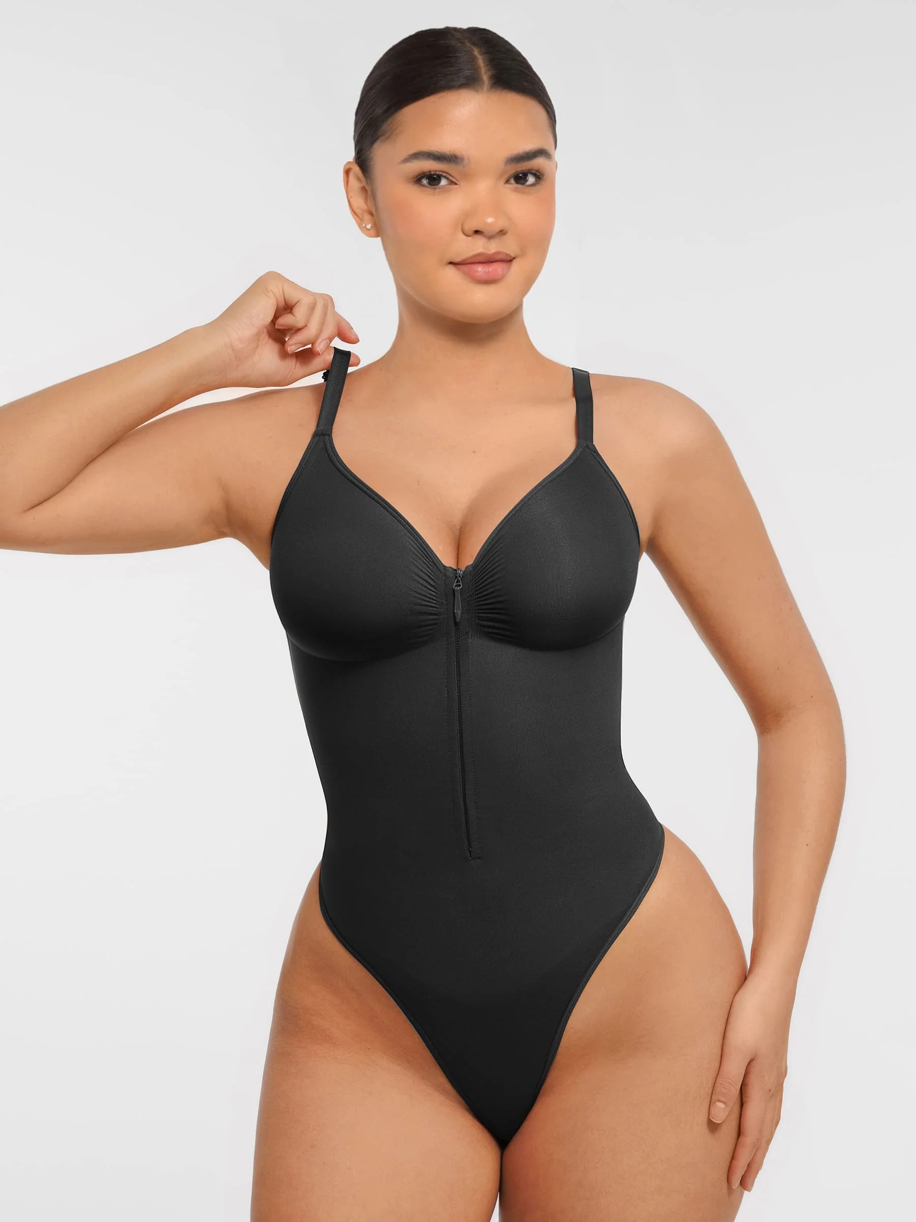 Feelingirl Tummy Control Seamless Zipper Shaping Bodysuit [BOGO] - Image 4