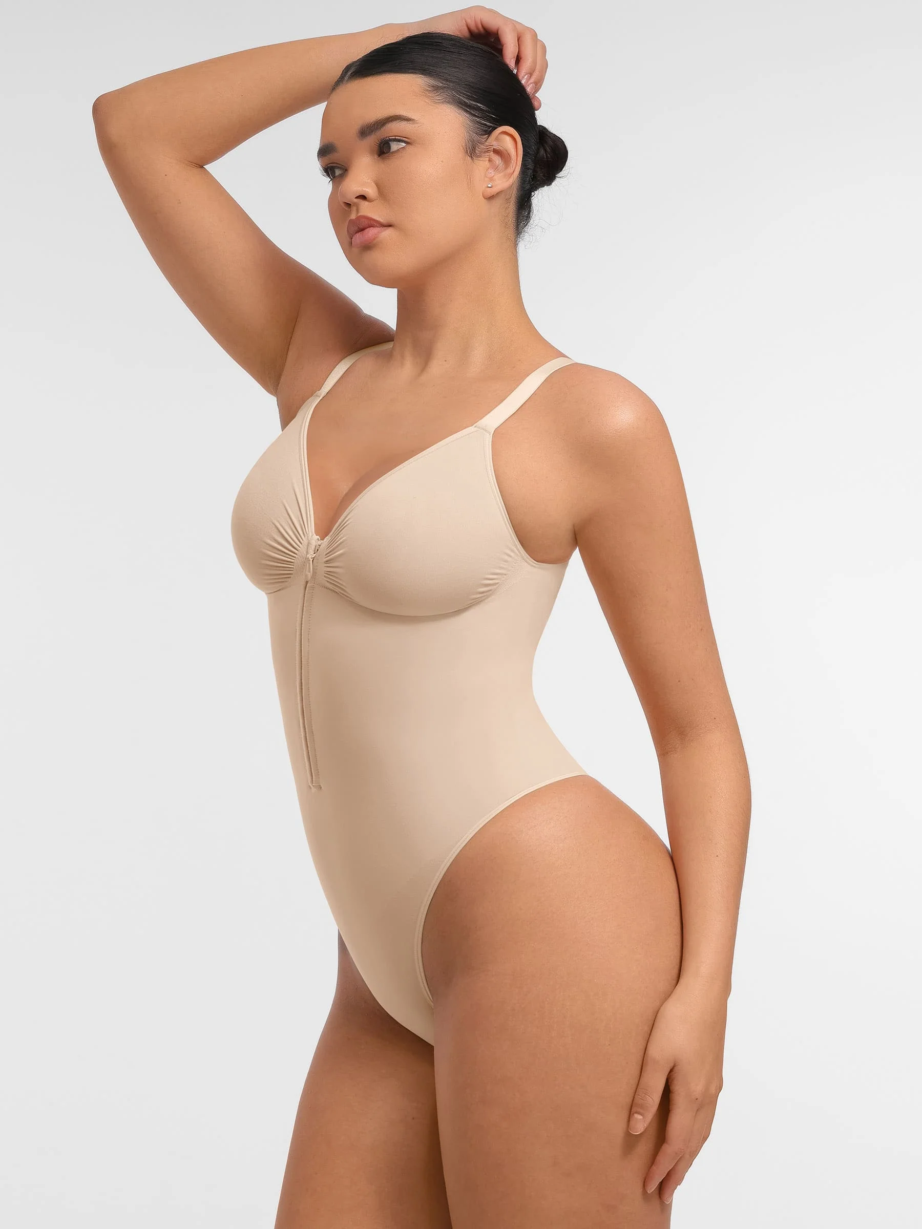 Feelingirl Tummy Control Seamless Zipper Shaping Bodysuit [BOGO] - Image 50