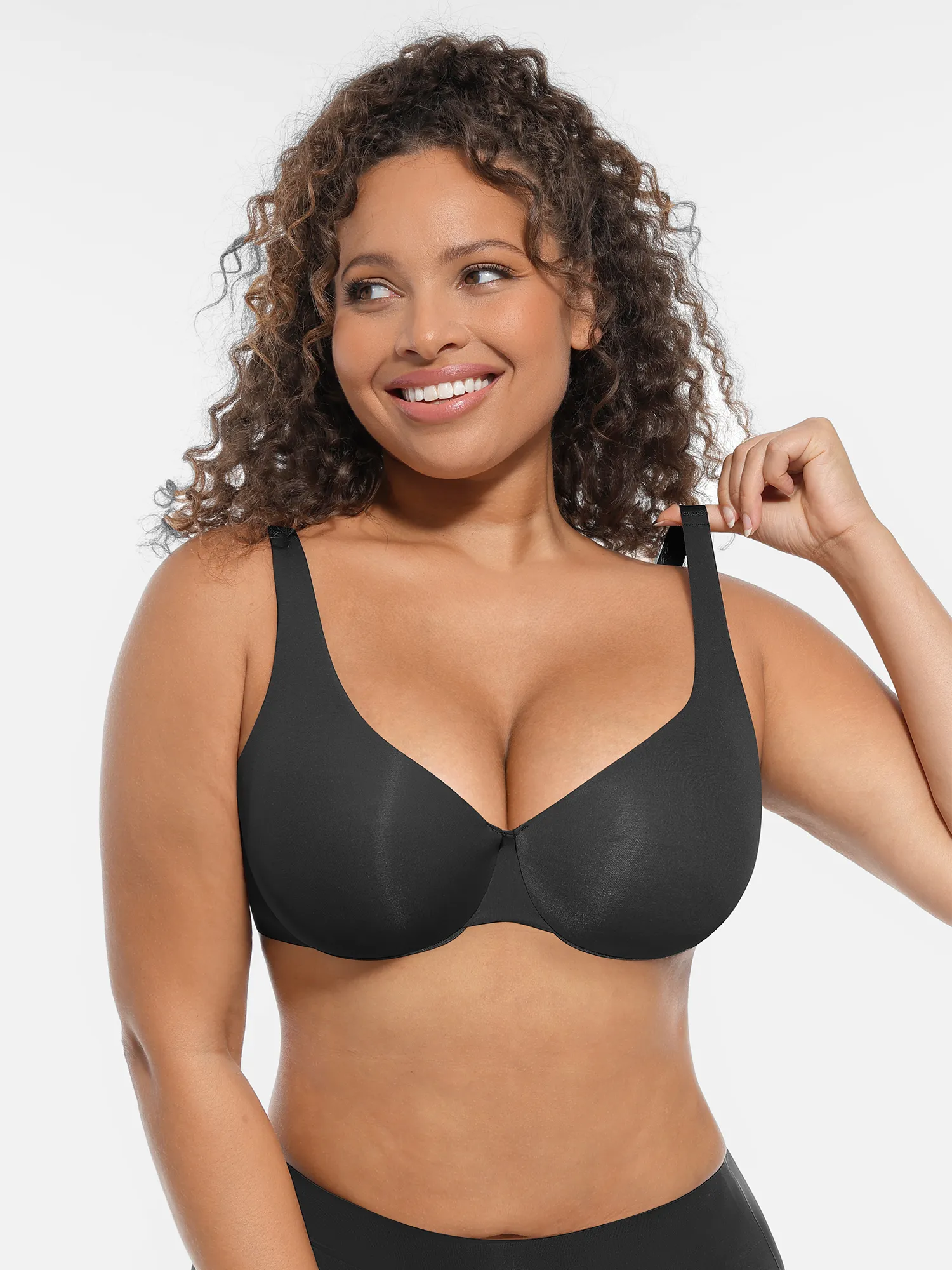 Feelingirl Underwire Adjustable Deep V-neck Bra - Image 10