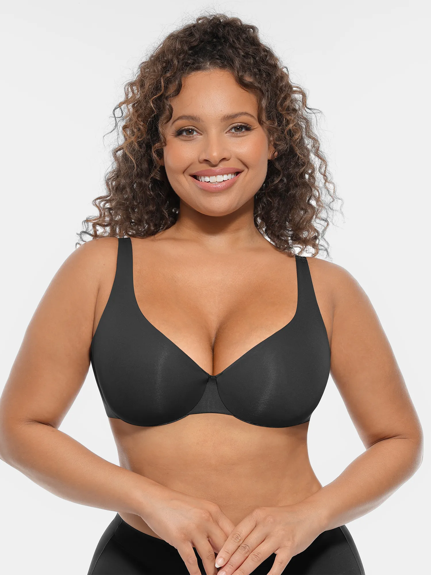 Feelingirl Underwire Adjustable Deep V-neck Bra - Image 12