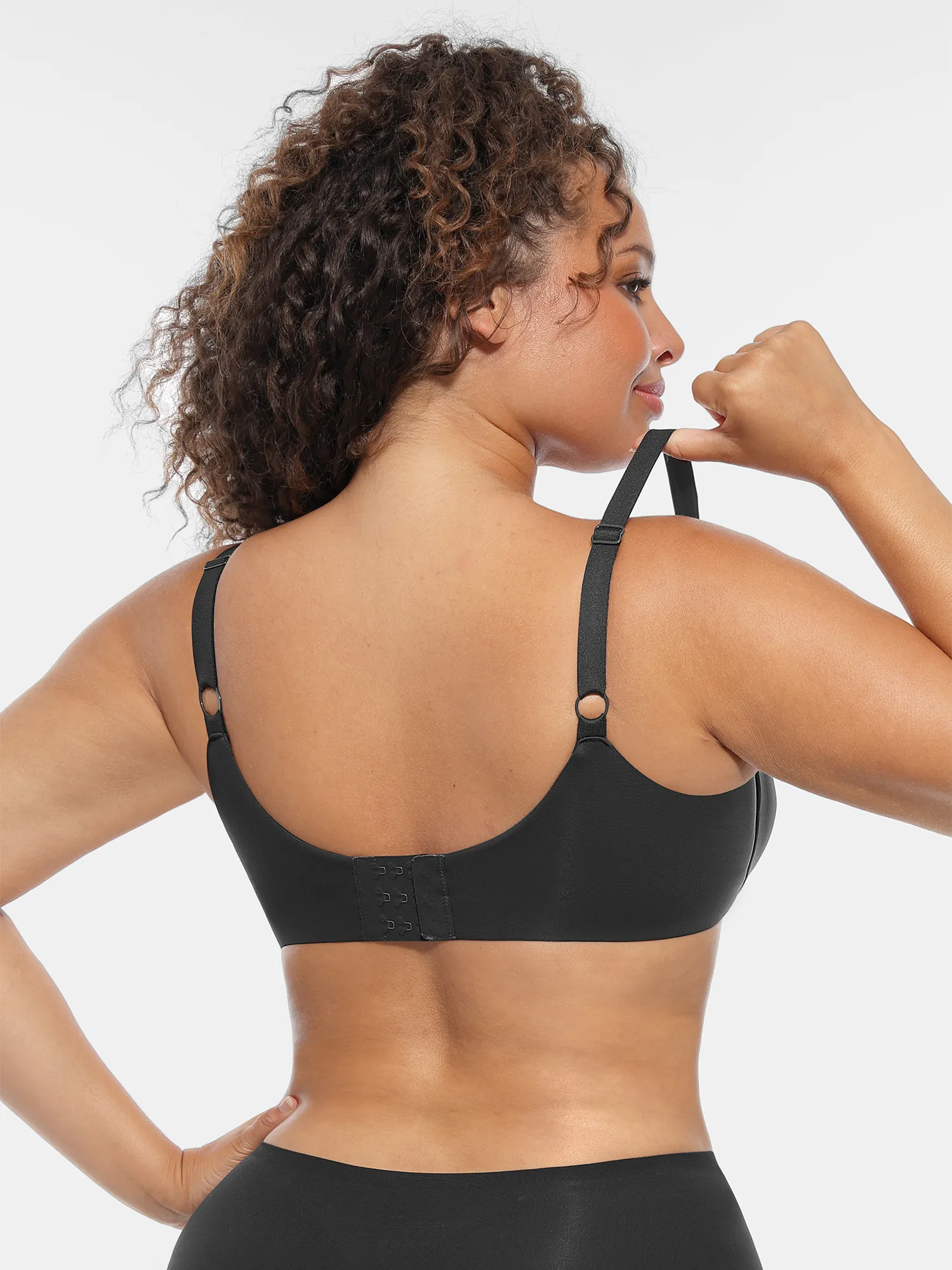 Feelingirl Underwire Adjustable Deep V-neck Bra - Image 14