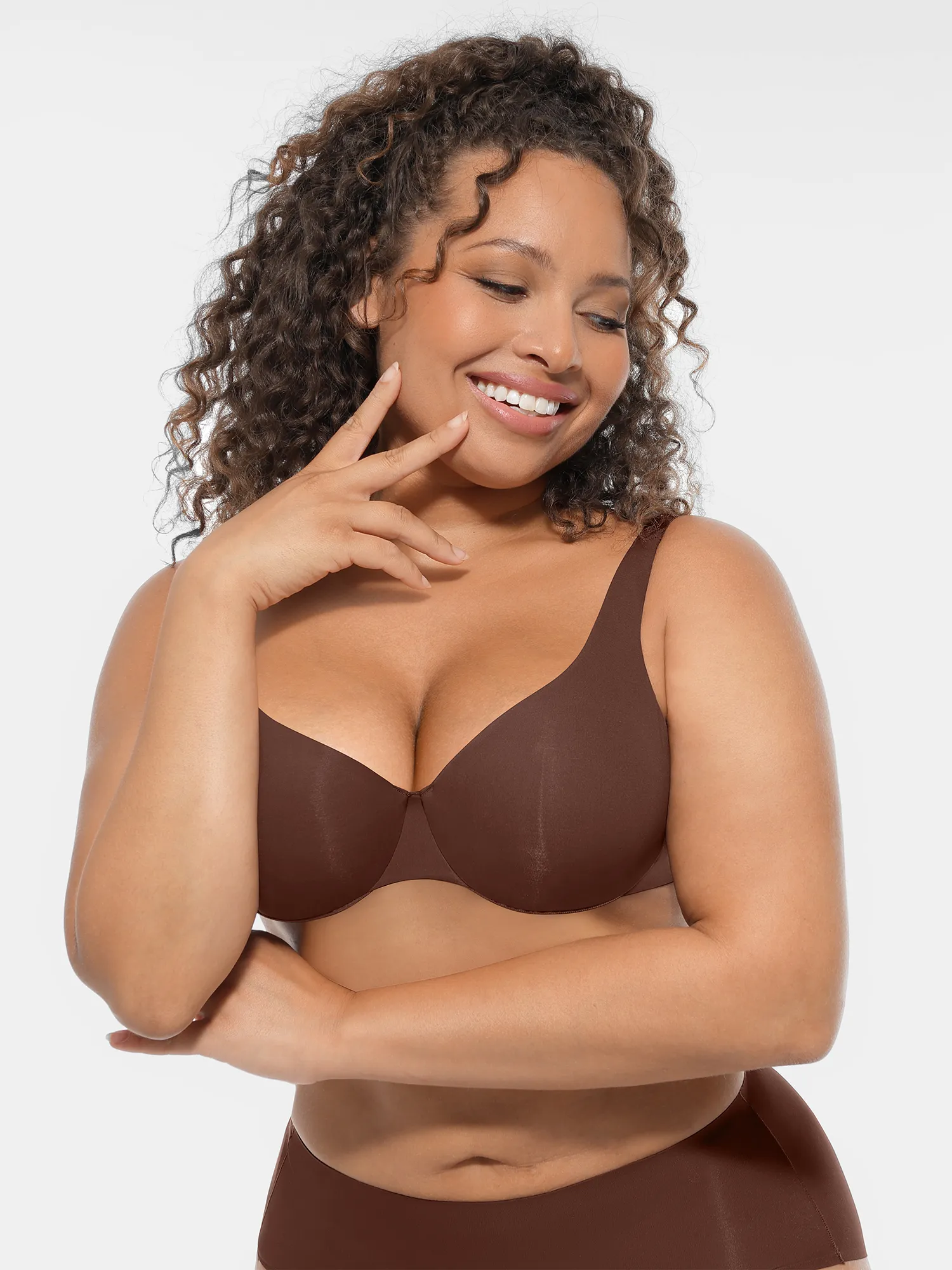 Feelingirl Underwire Adjustable Deep V-neck Bra - Image 19