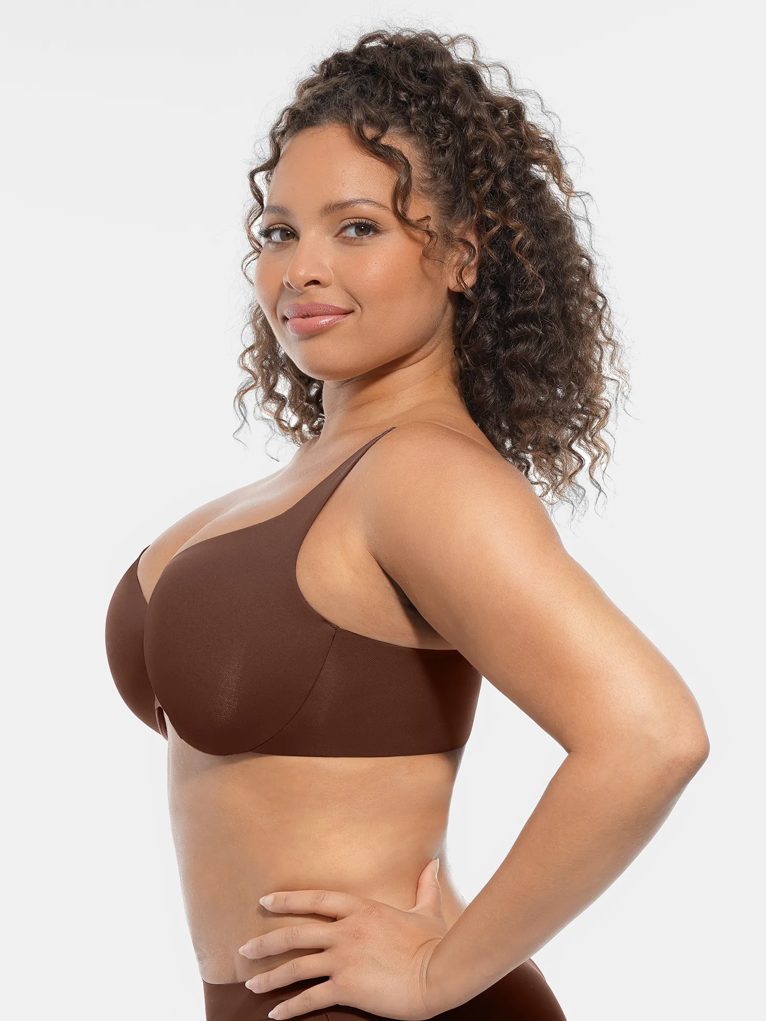 Feelingirl Underwire Adjustable Deep V-neck Bra - Image 22