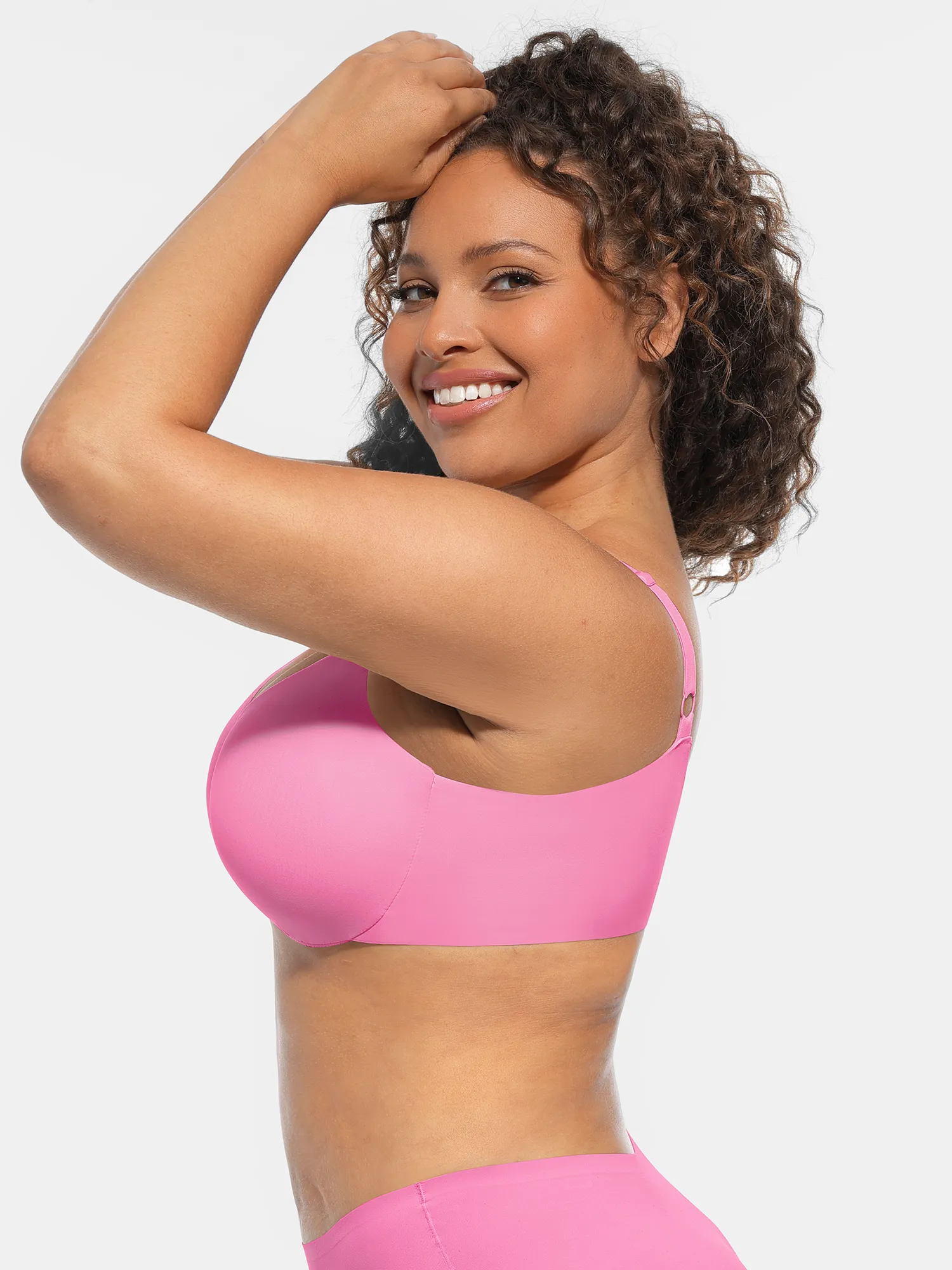 Feelingirl Underwire Adjustable Deep V-neck Bra - Image 29