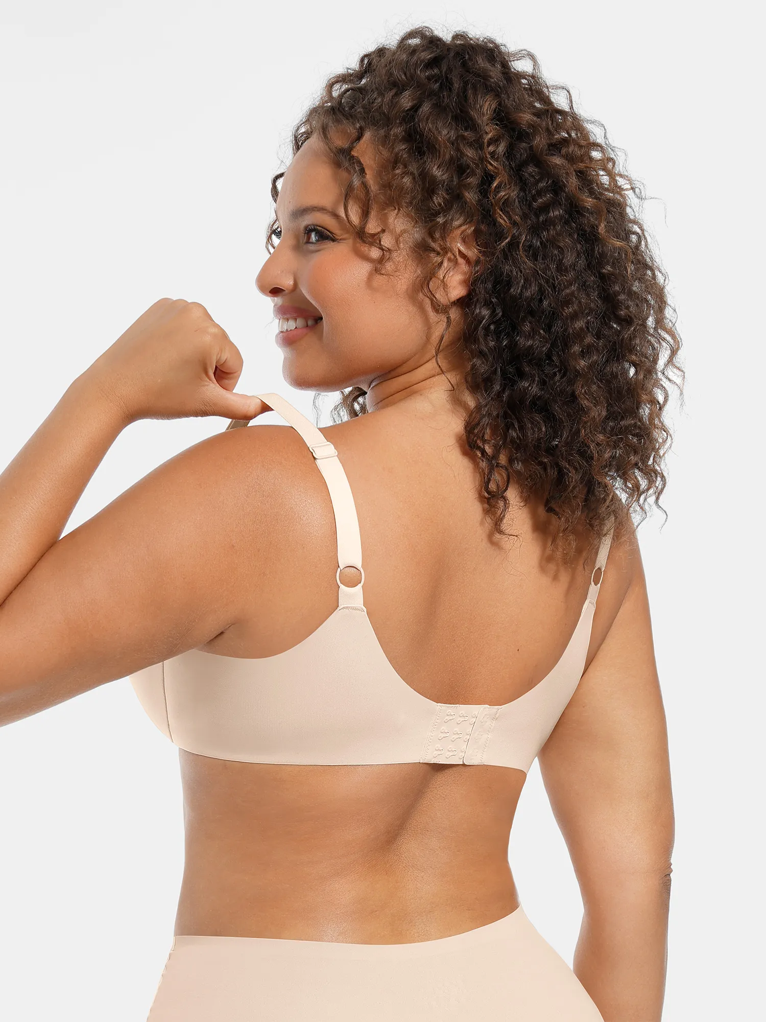 Feelingirl Underwire Adjustable Deep V-neck Bra - Image 5