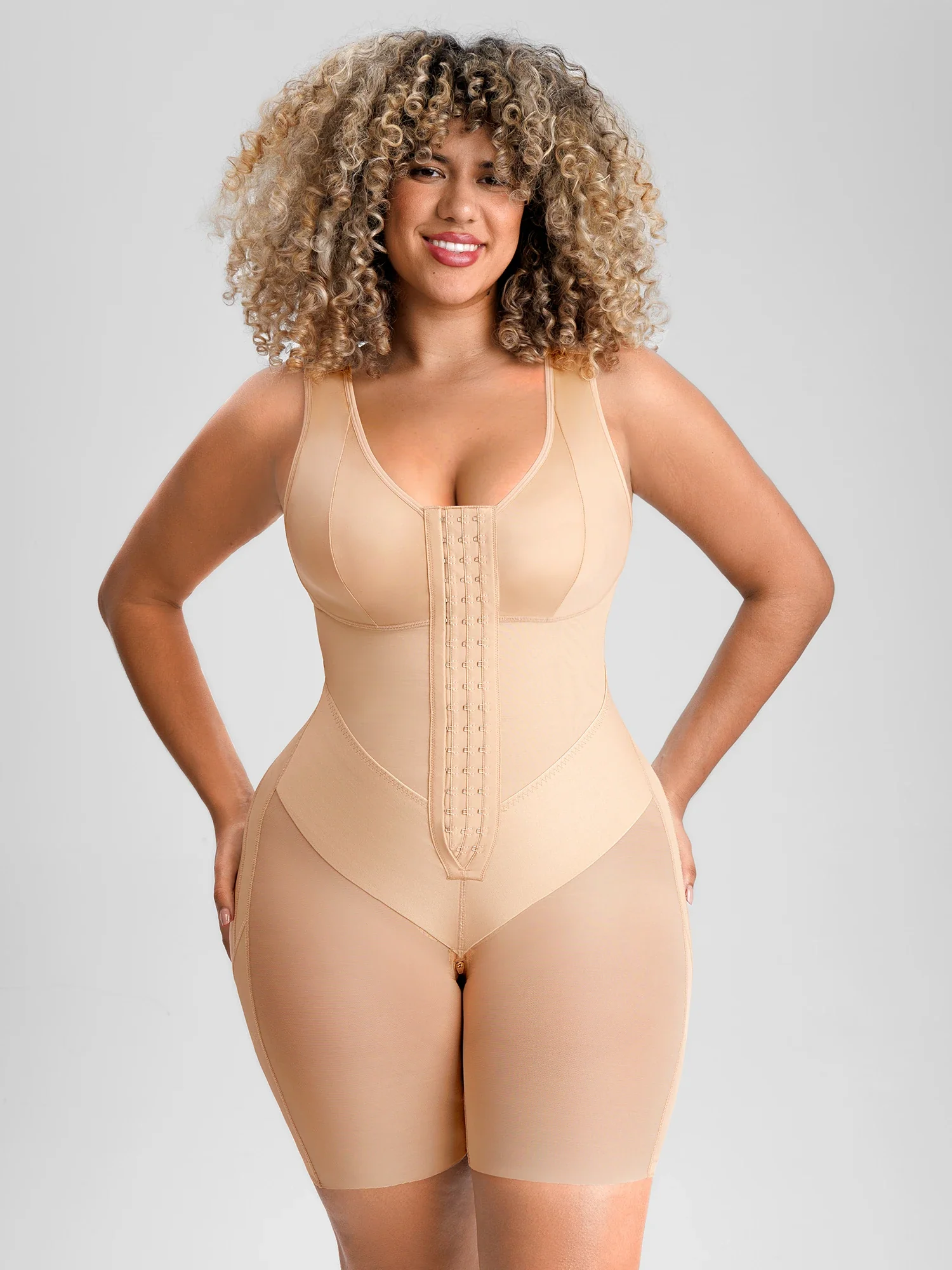 Feelingirl FeelVibe V-Band Waist Snatching Contour Bodysuit - Image 9