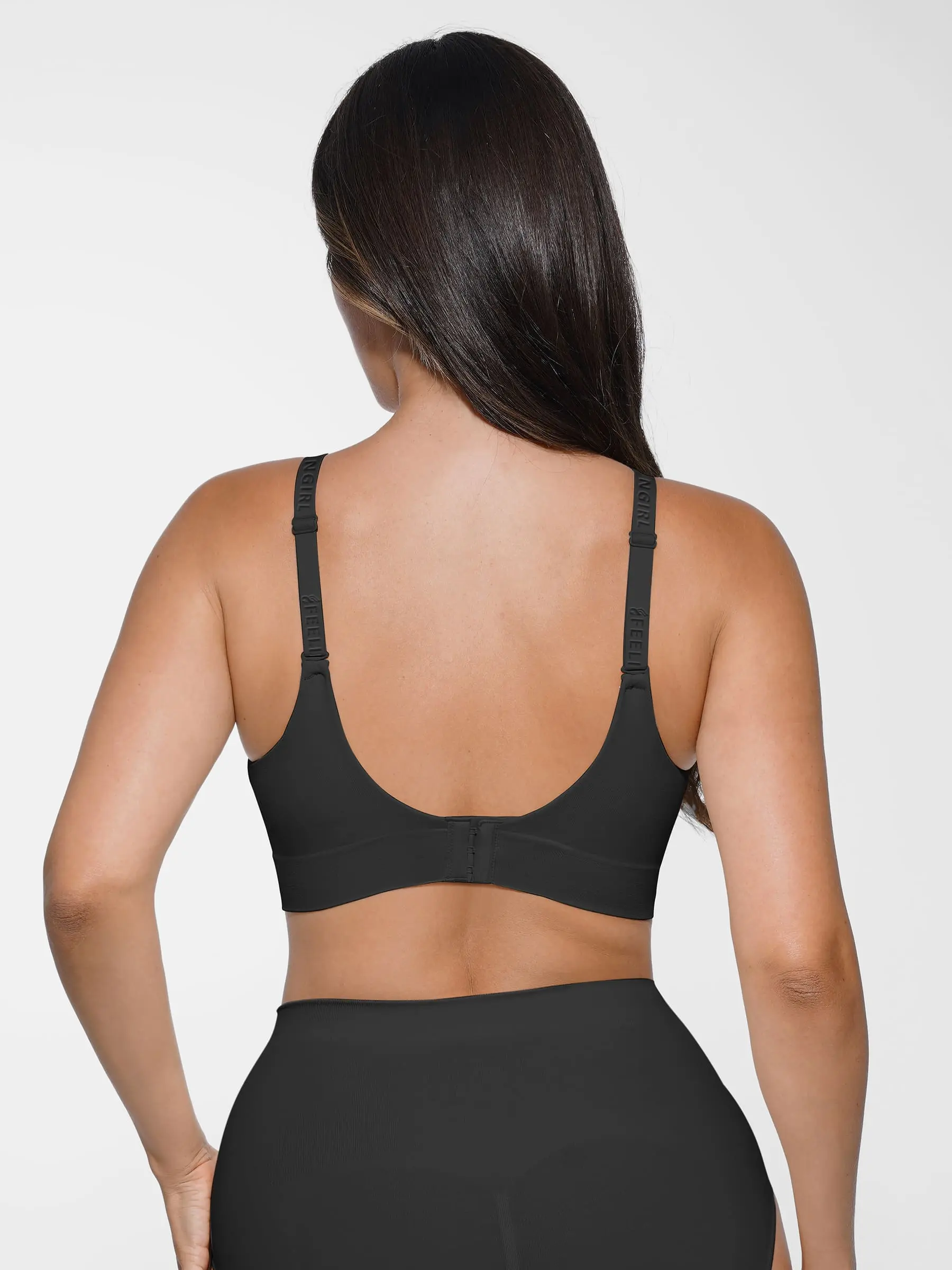 Feelingirl Wireless Adjustable Push-Up Full Coverage Bra - Image 4