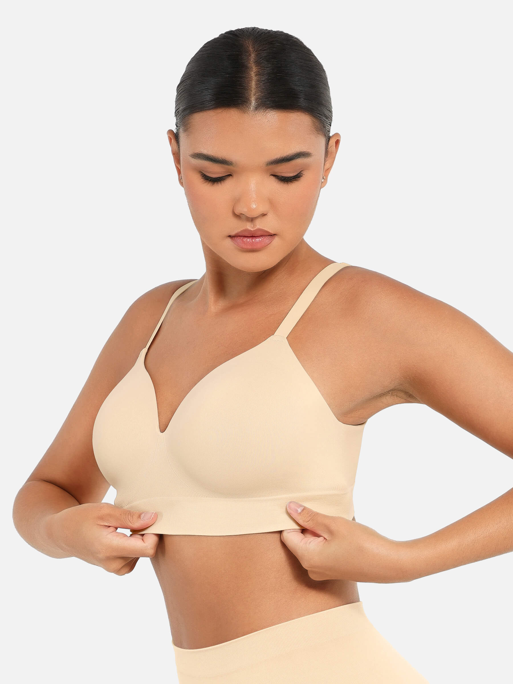 Feelingirl Full Coverage Wireless Bra + Push-Up Seamless Bra - Image 26
