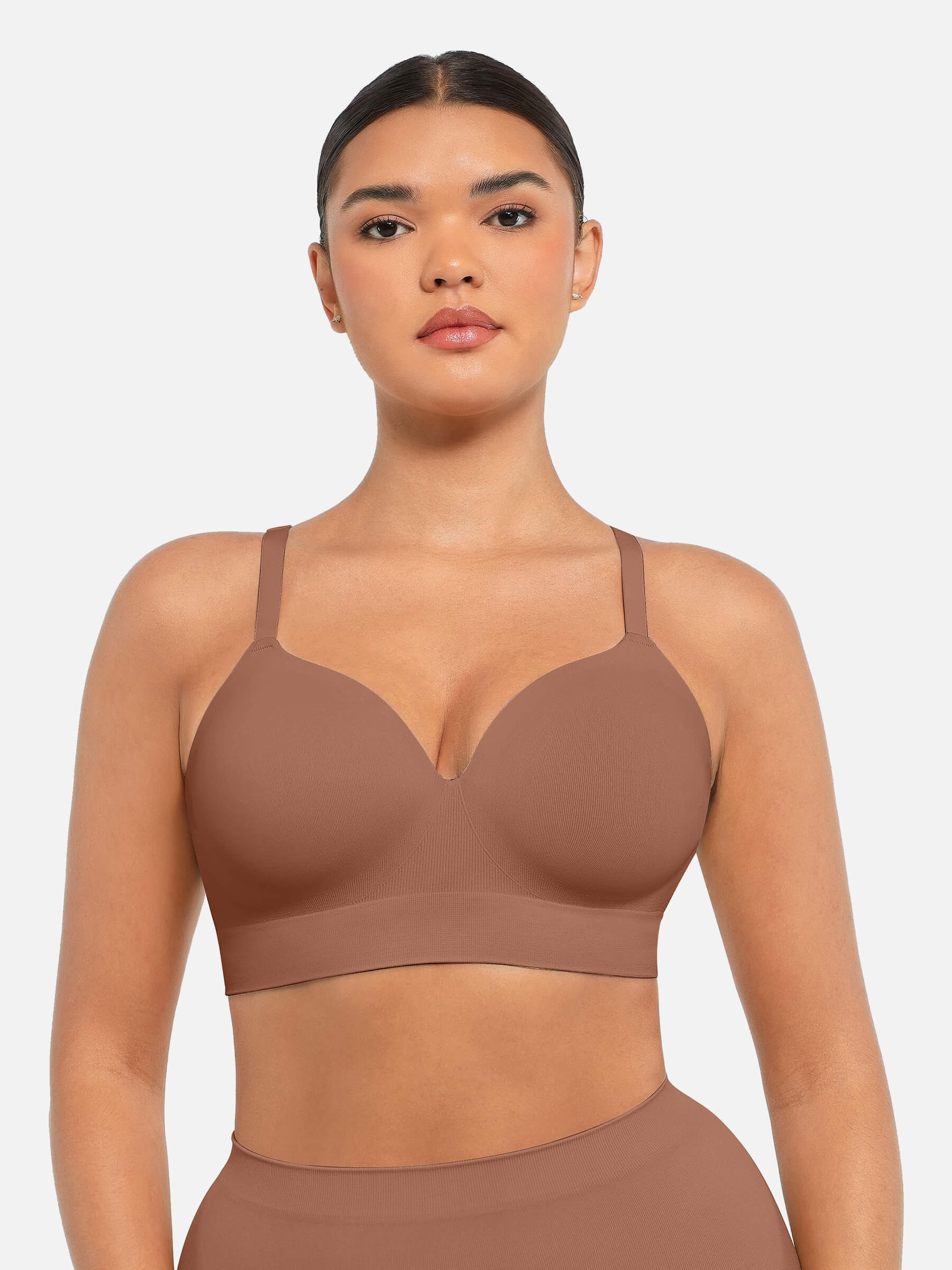 Feelingirl Full Coverage Wireless Bra + Push-Up Seamless Bra - Image 47