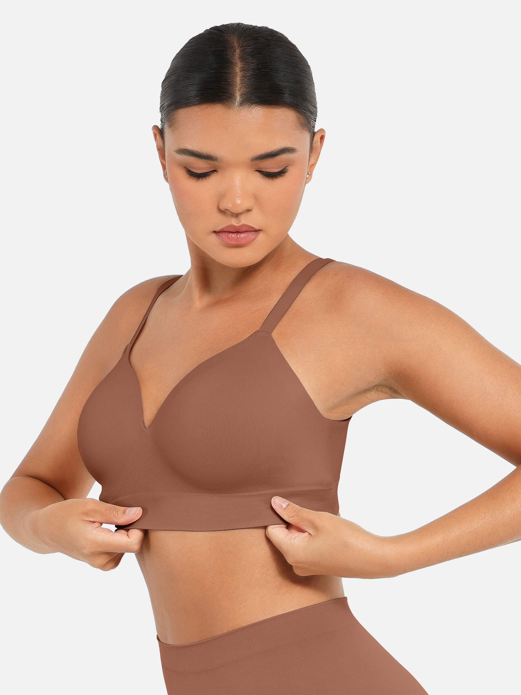 Feelingirl Full Coverage Wireless Bra + Push-Up Seamless Bra - Image 48
