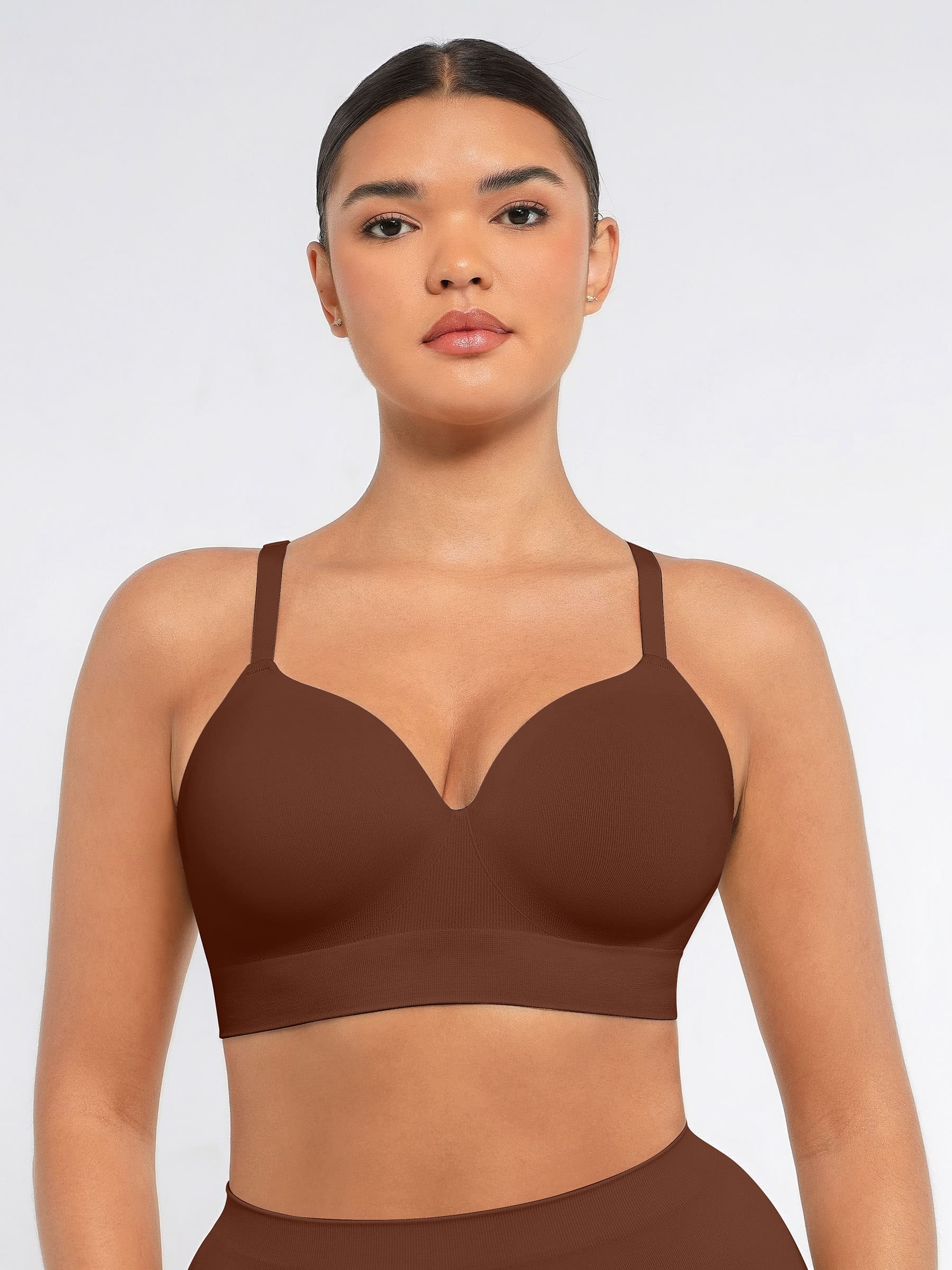 Feelingirl Full Coverage Wireless Bra + Push-Up Seamless Bra - Image 58