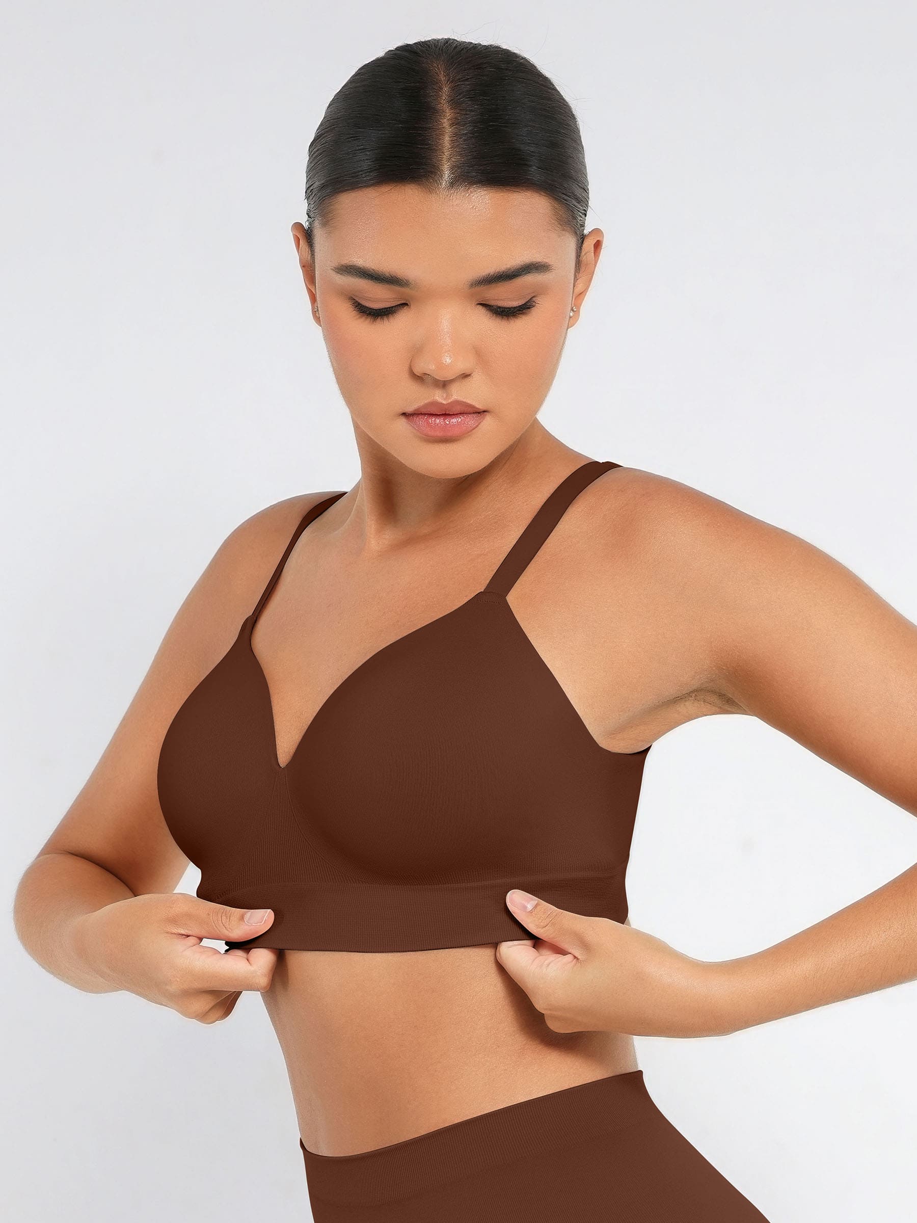 Feelingirl Full Coverage Wireless Bra + Push-Up Seamless Bra - Image 62