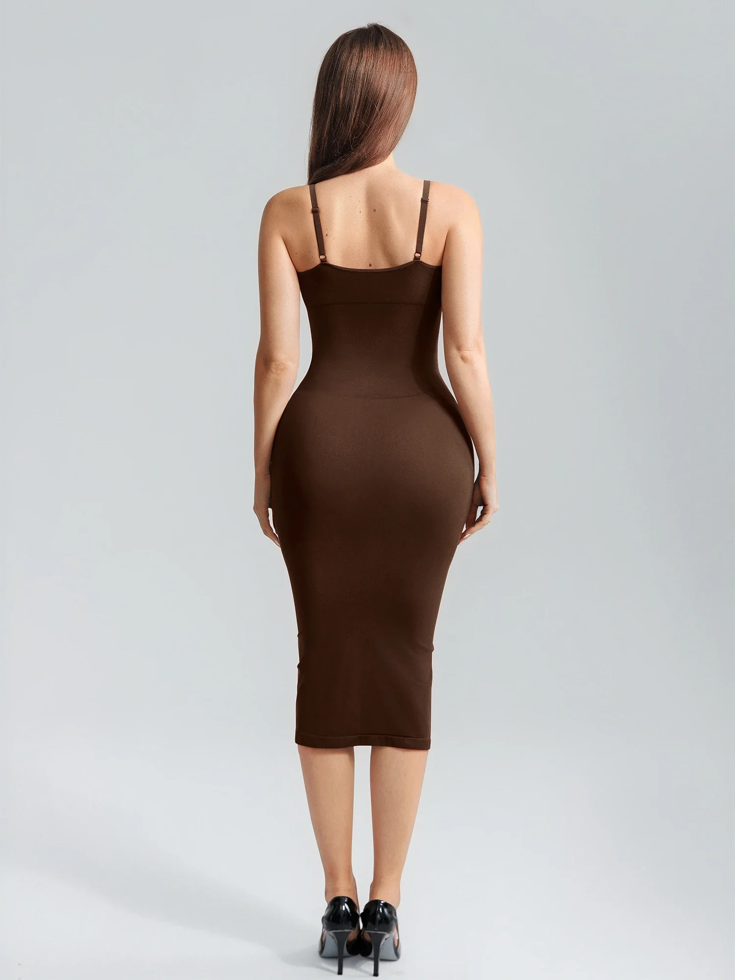 Smooth Dress & No-Show Shorts Set - Image 24