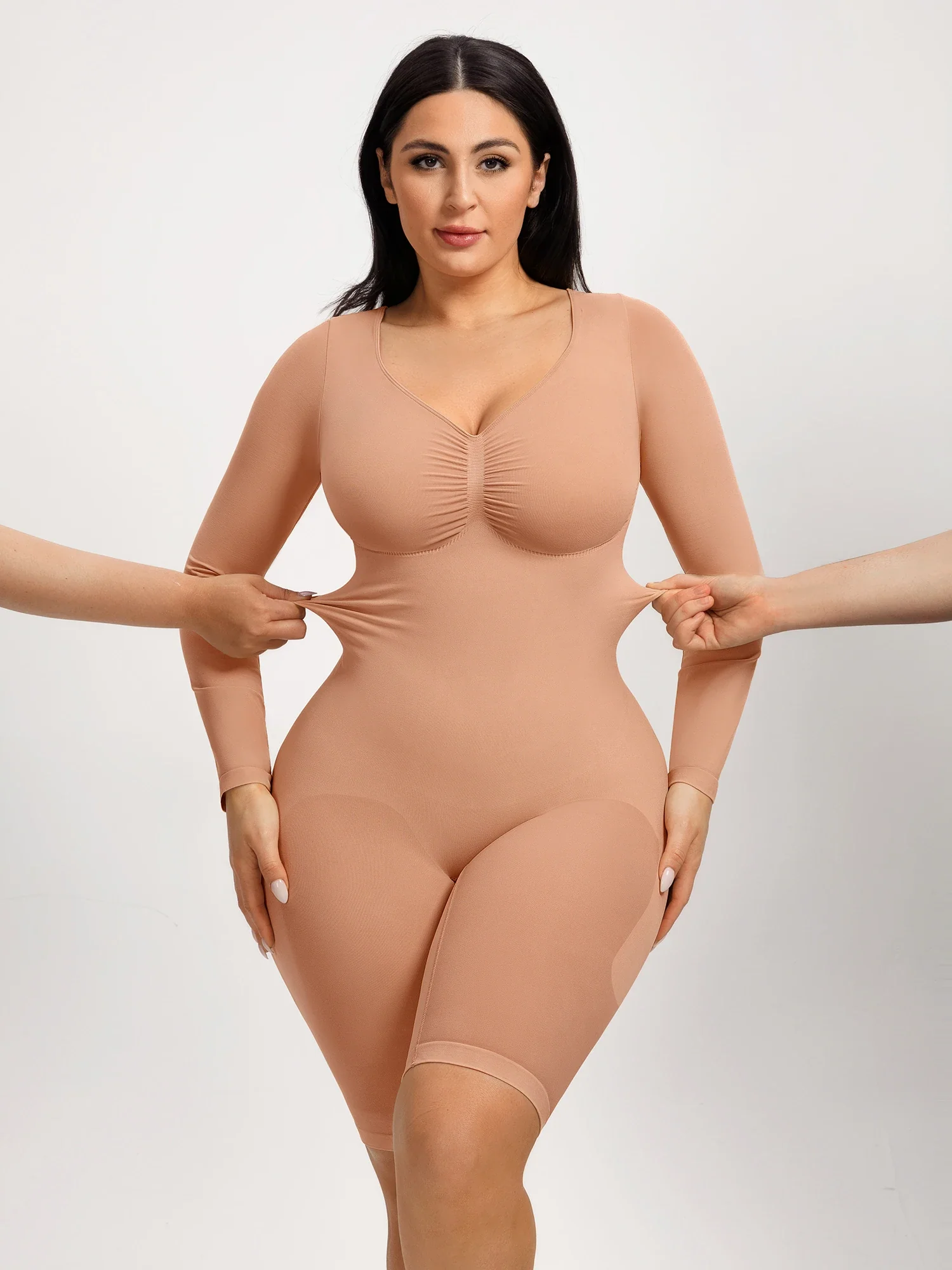 Seamless Firm Control Long Sleeve Everyday Bodysuit - Image 14