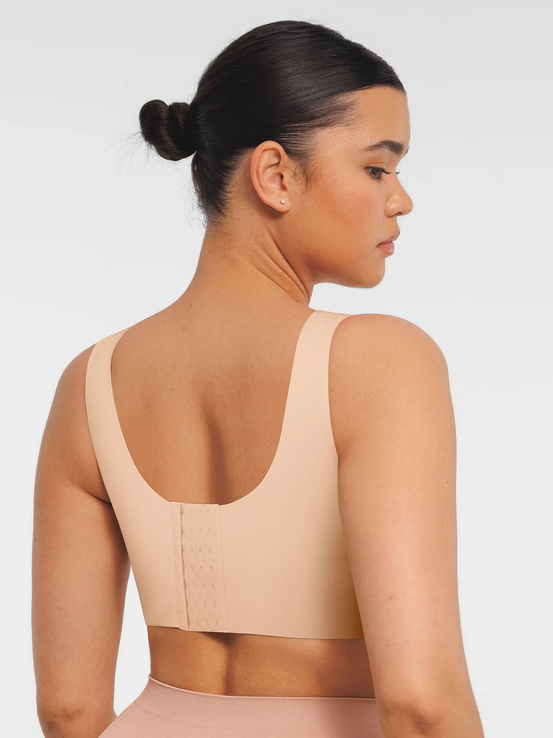Feelingirl Seamless V Neck Comfort Fit Everyday Bra - Image 11