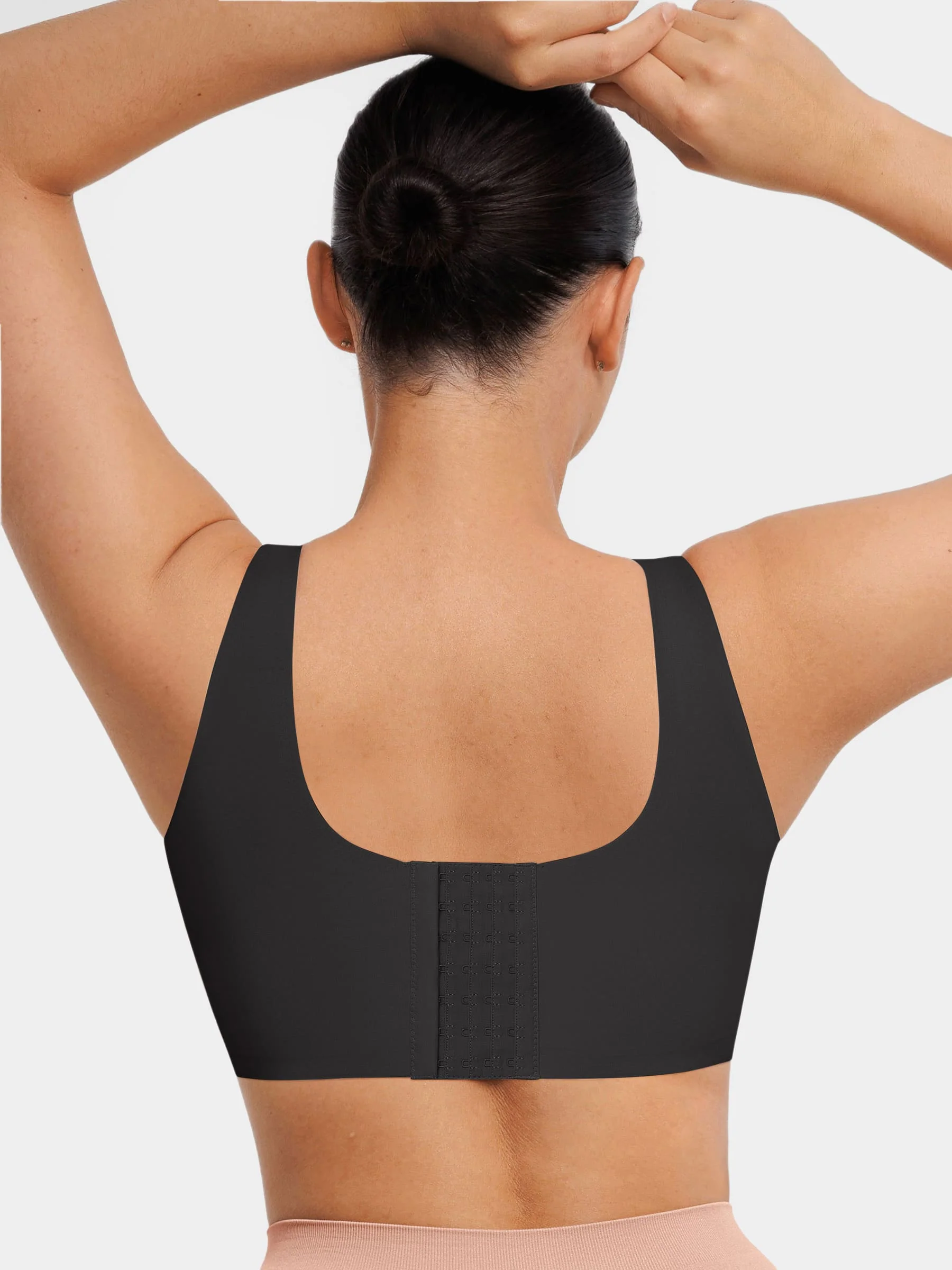 Feelingirl Seamless V Neck Comfort Fit Everyday Bra - Image 6
