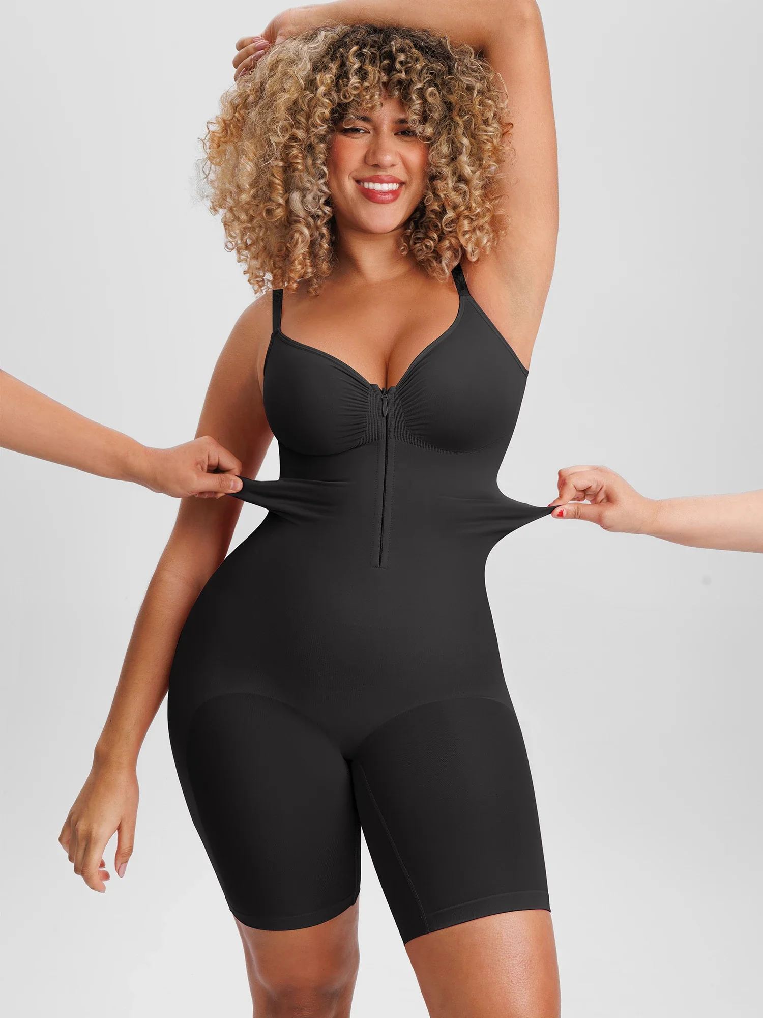 Tummy Control Seamless Stretch Bodysuit - Image 11
