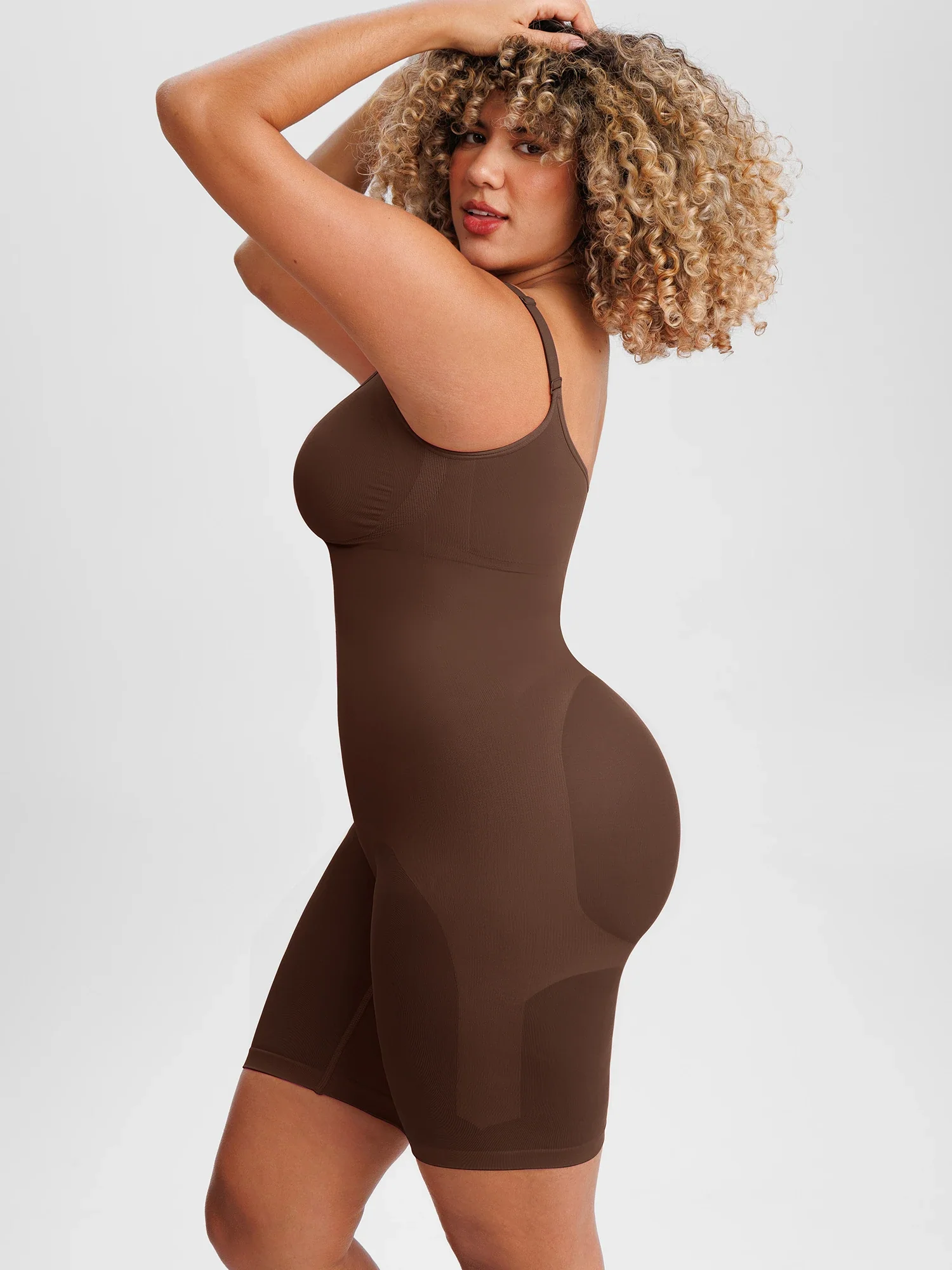 Tummy Control Seamless Stretch Bodysuit - Image 17