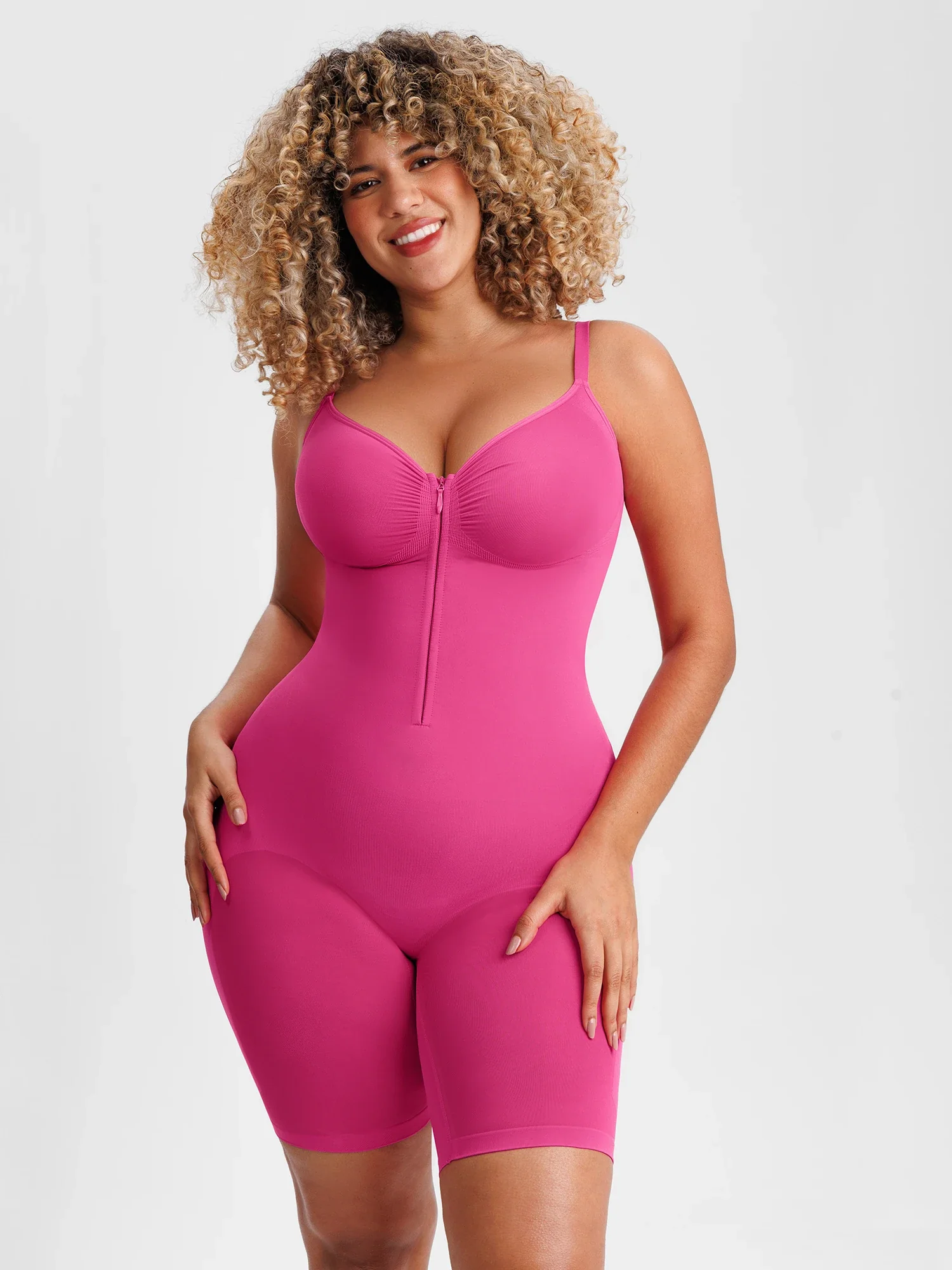 Tummy Control Seamless Stretch Bodysuit - Image 23